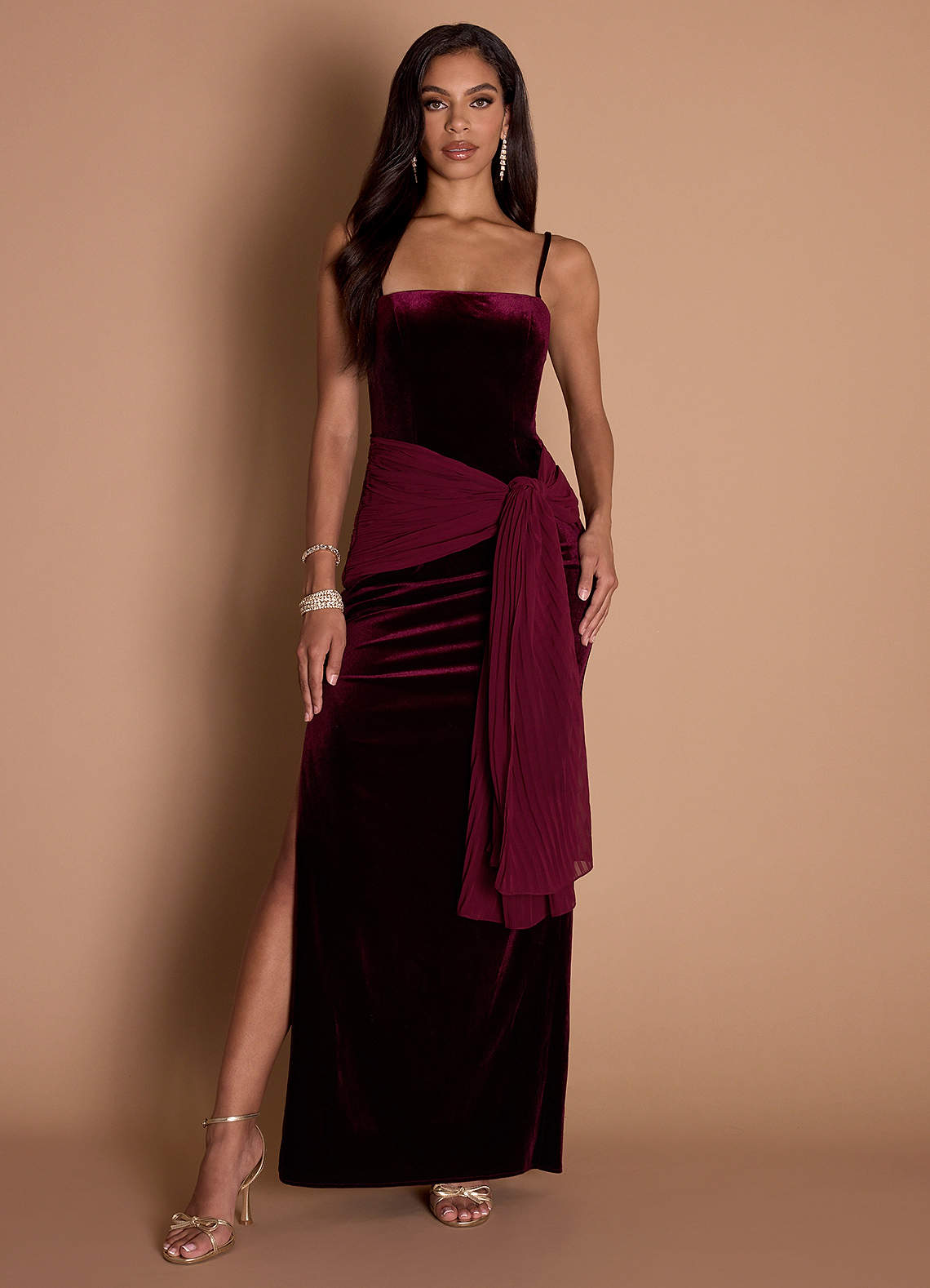 Janelle Wine Maxi Dress image1