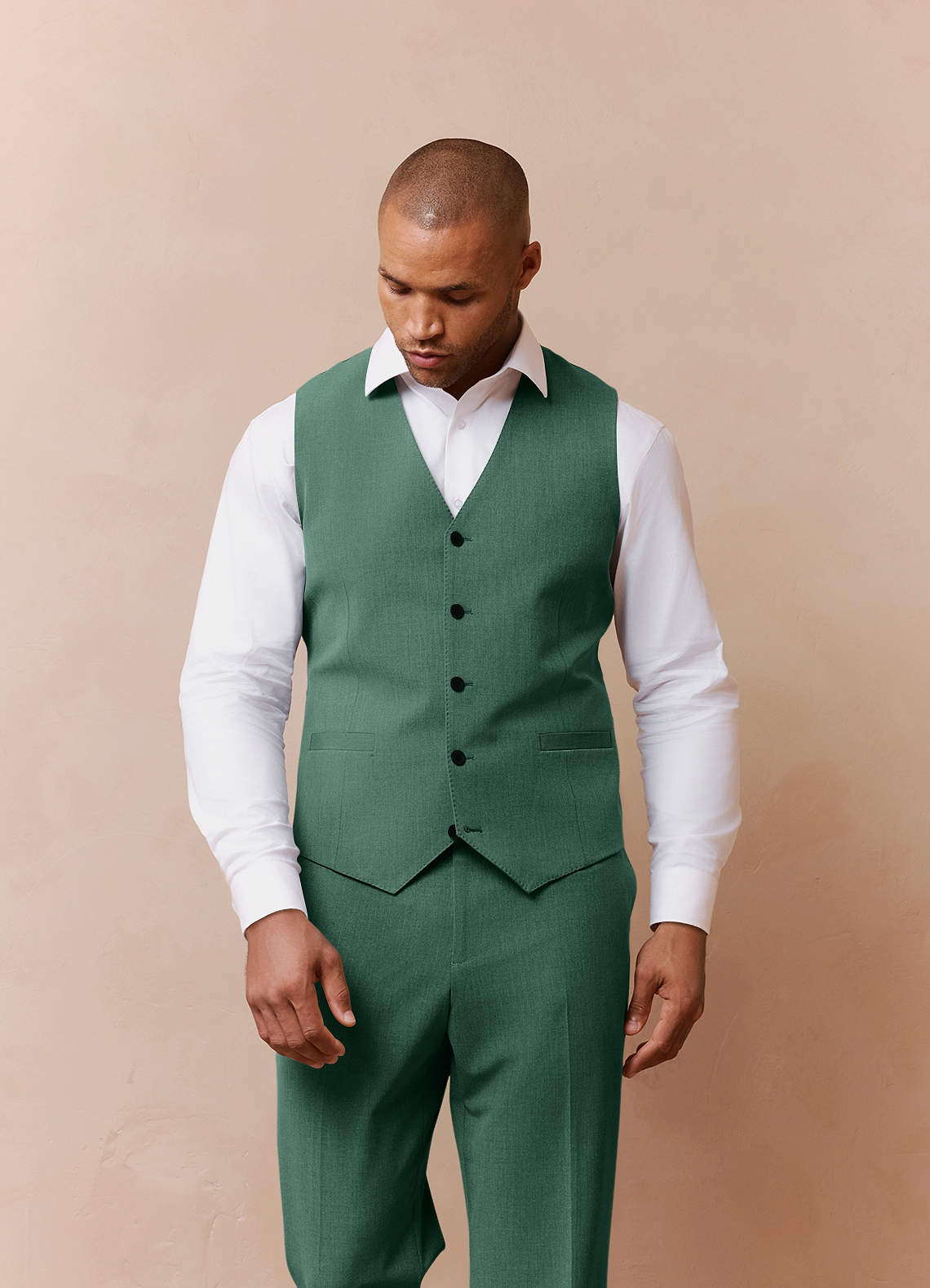 front James Eukalyptus Anzugweste