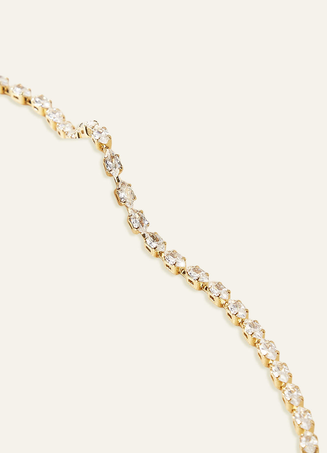 front Mini Marquise Crystal Tennis Bracelet