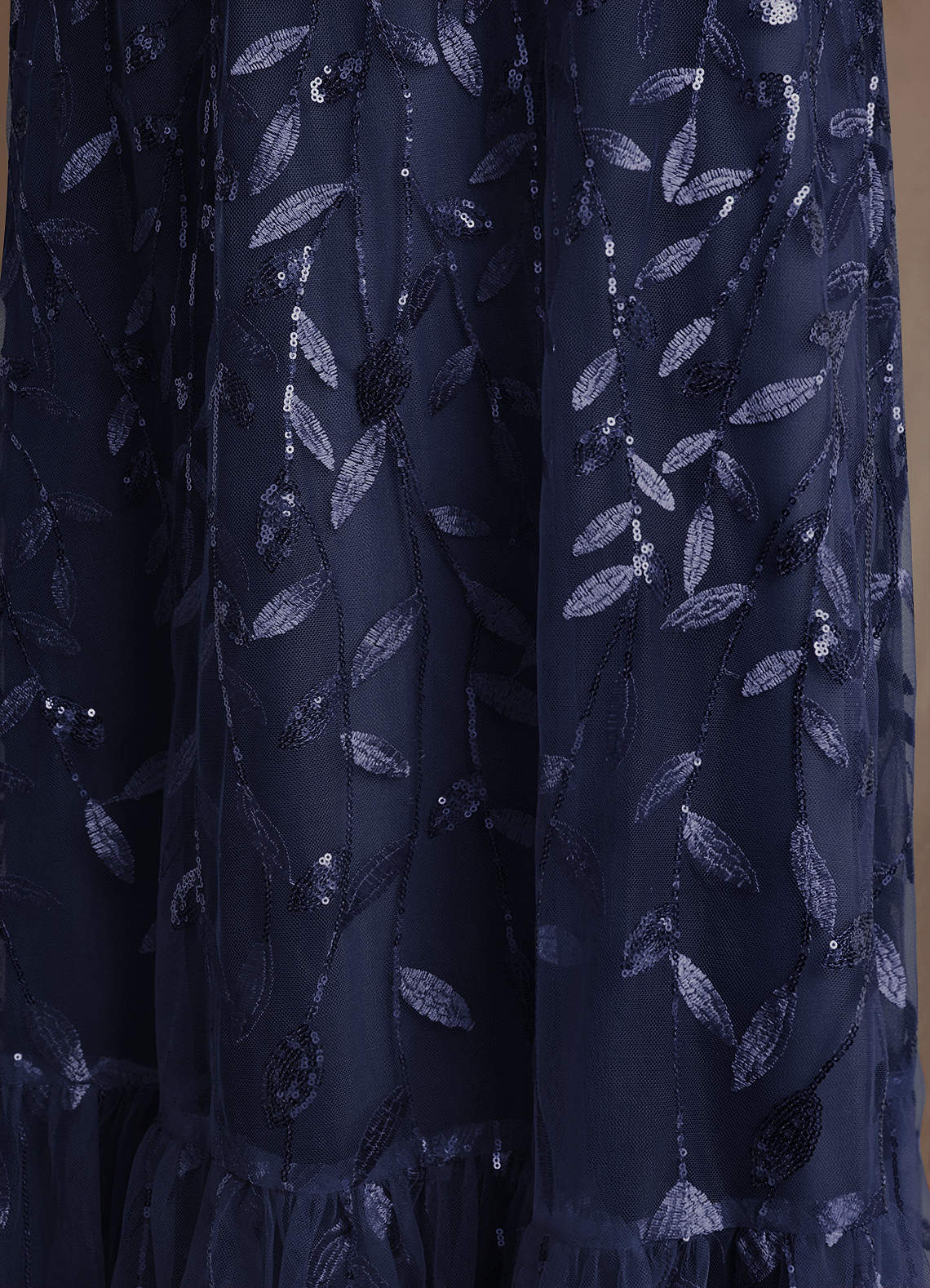 Azazie Mazie Mother of the Bride Dresses Dark Navy A-Line Lace Tulle Dress image7
