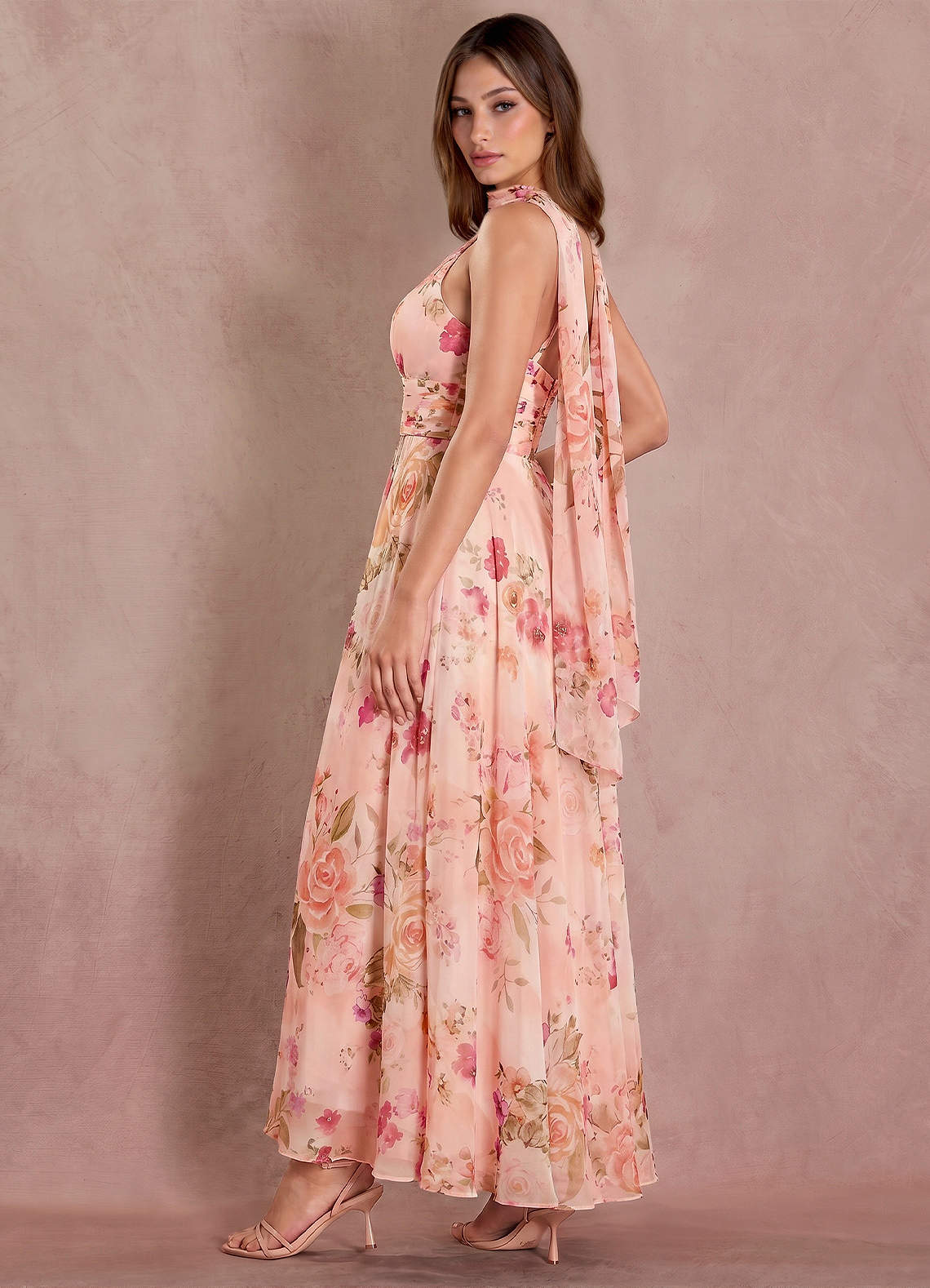 Silvana Abstract Bouquet Floral Maxi Dress | Azazie