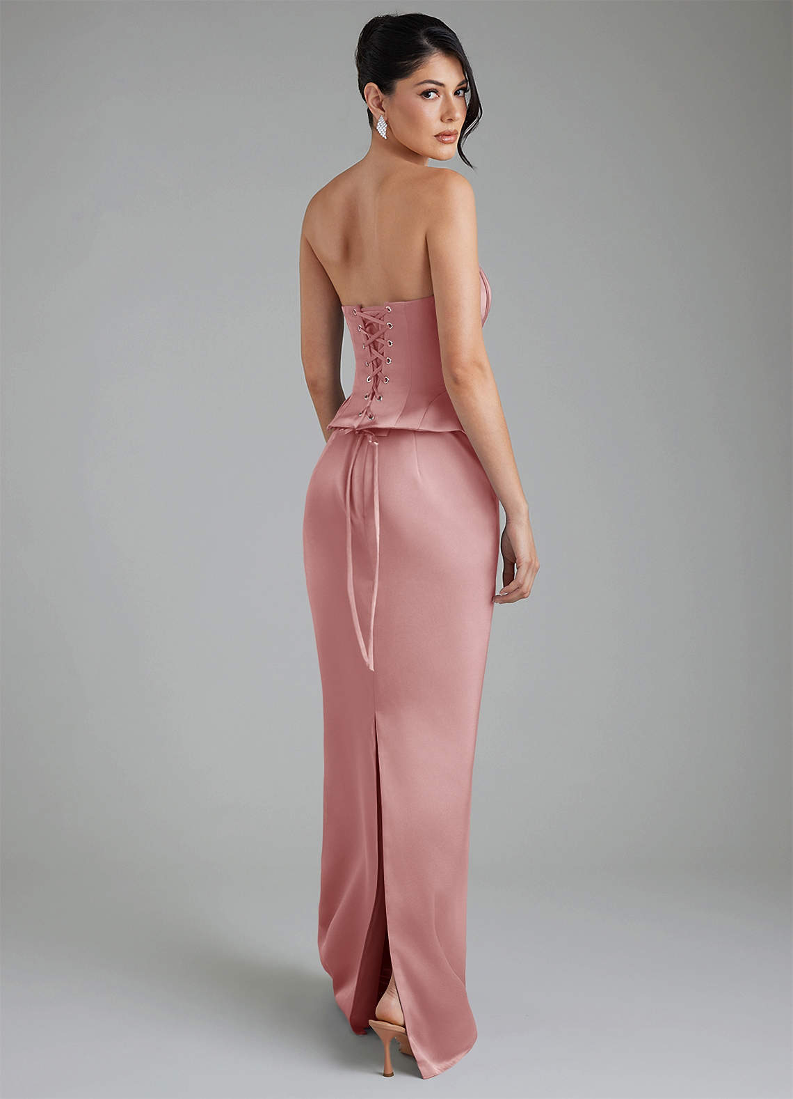 infinity dress dusty pink Dusty Rose Bridesmaid Dress Nude Infinity Convertible Dress, Formal Prom  Dress, Party Maternity Dress Maternity Dress Plus Size & Petite