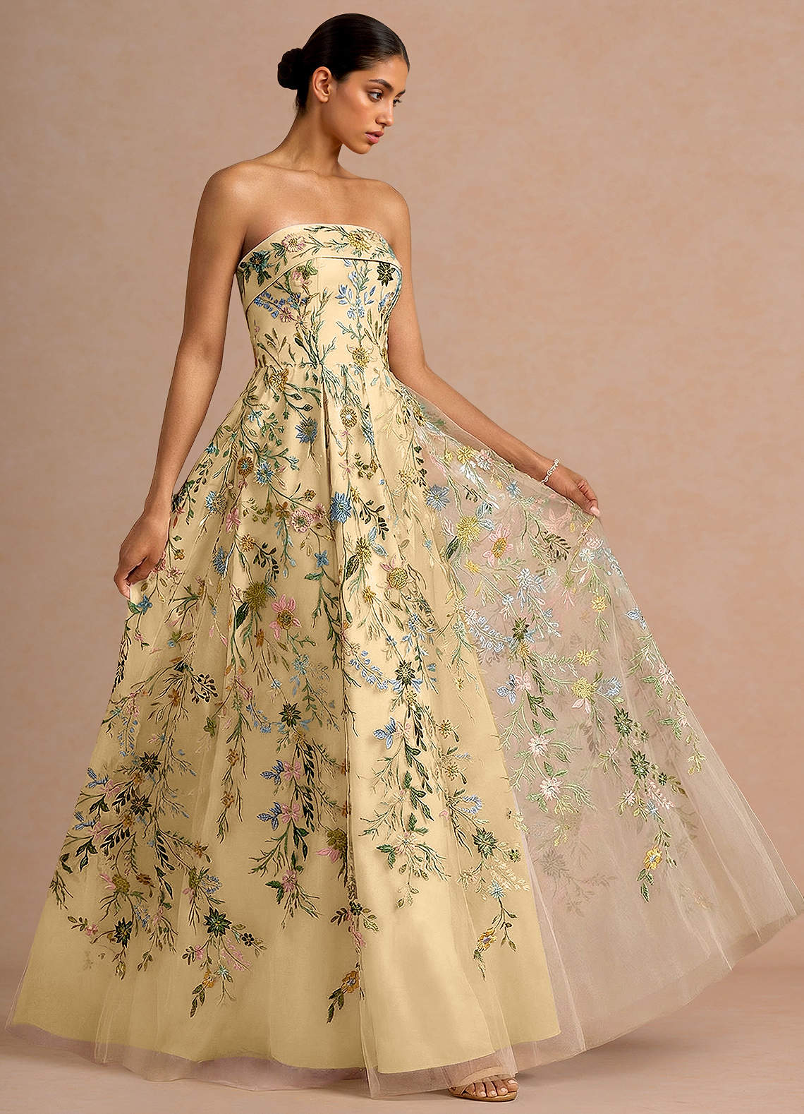 Robe Maxi Citron Multi Evangeline image2