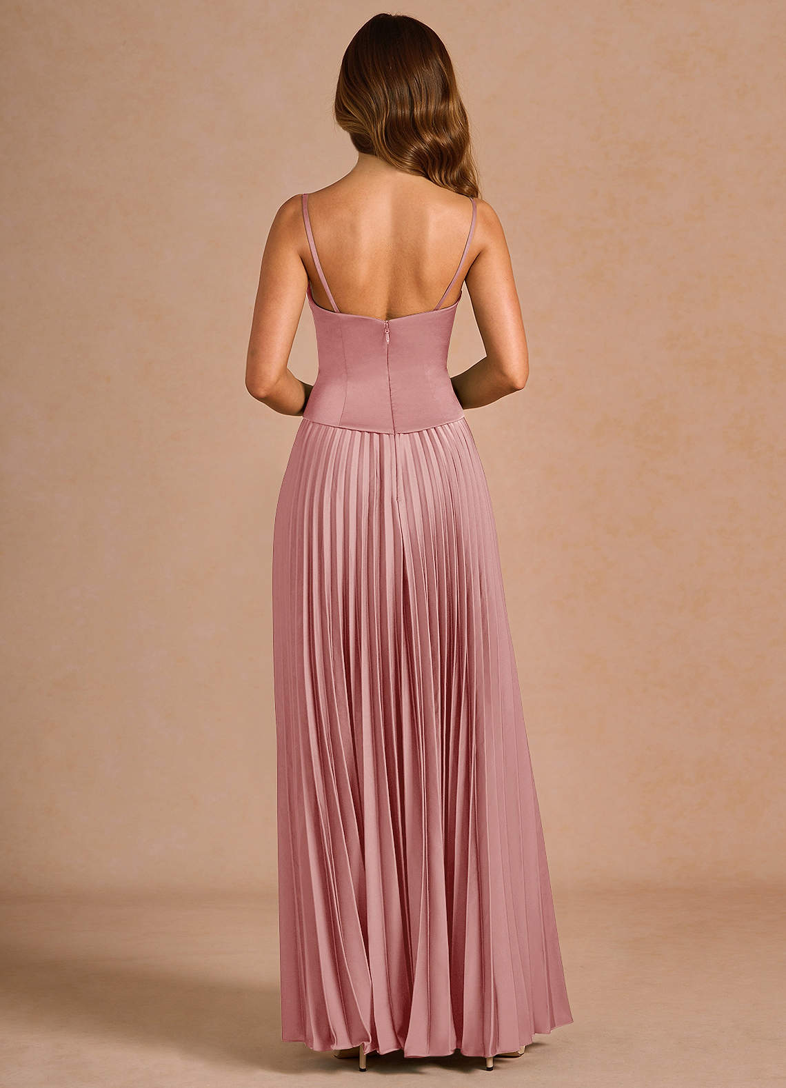 Rylan Light Pink Maxi Dress | Azazie