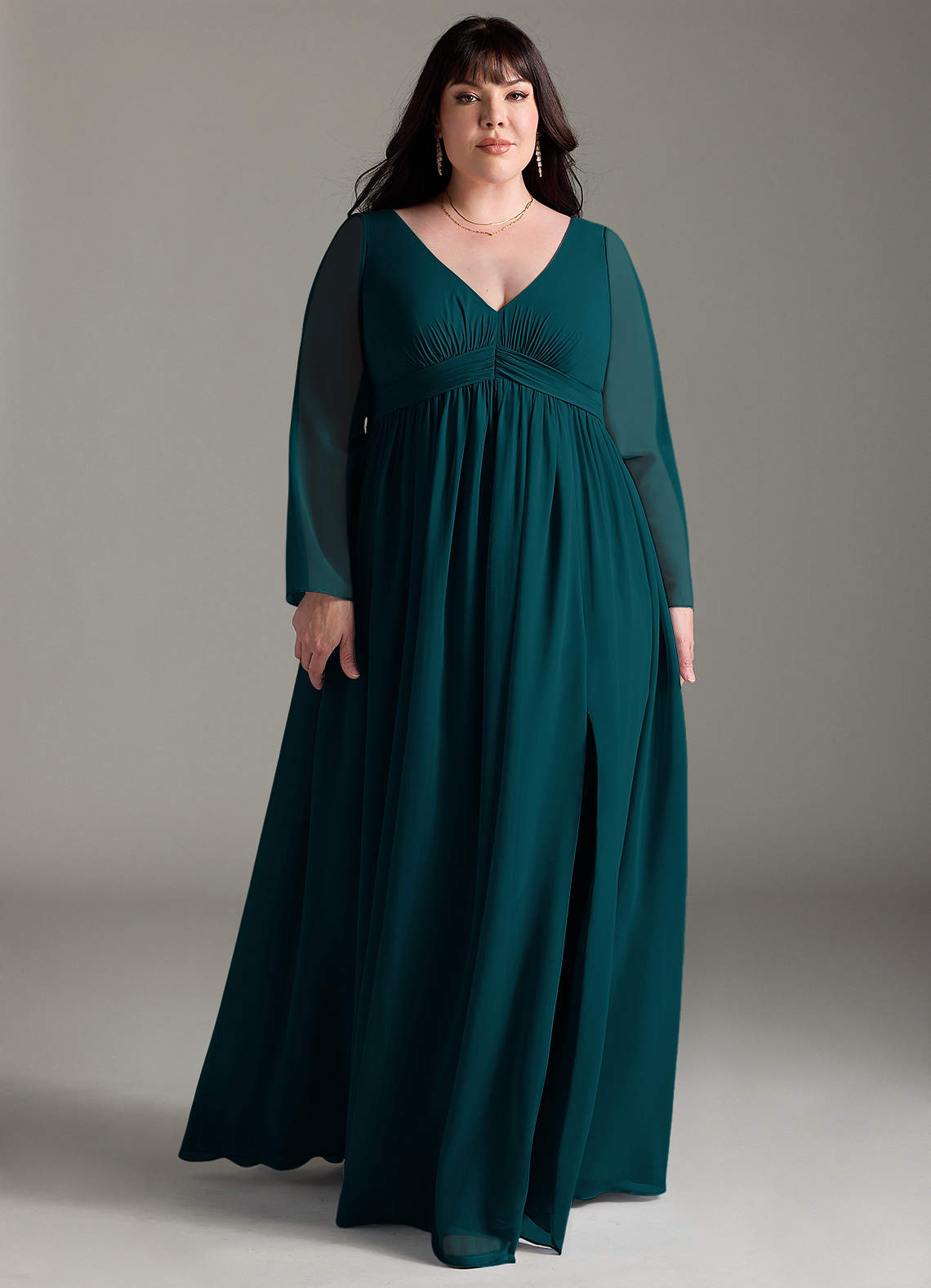 Azazie Teton Ready to Ship Pine Maternity Bridesmaid Dresses | Azazie