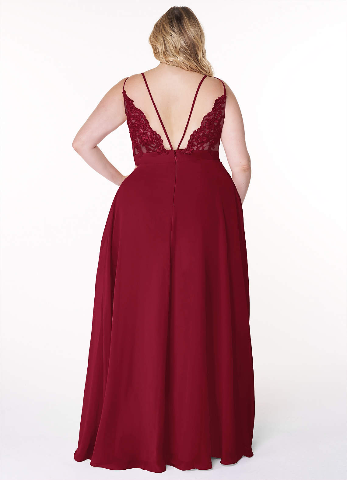 Burgundy Azazie Lennon Bridesmaid Dresses | Azazie