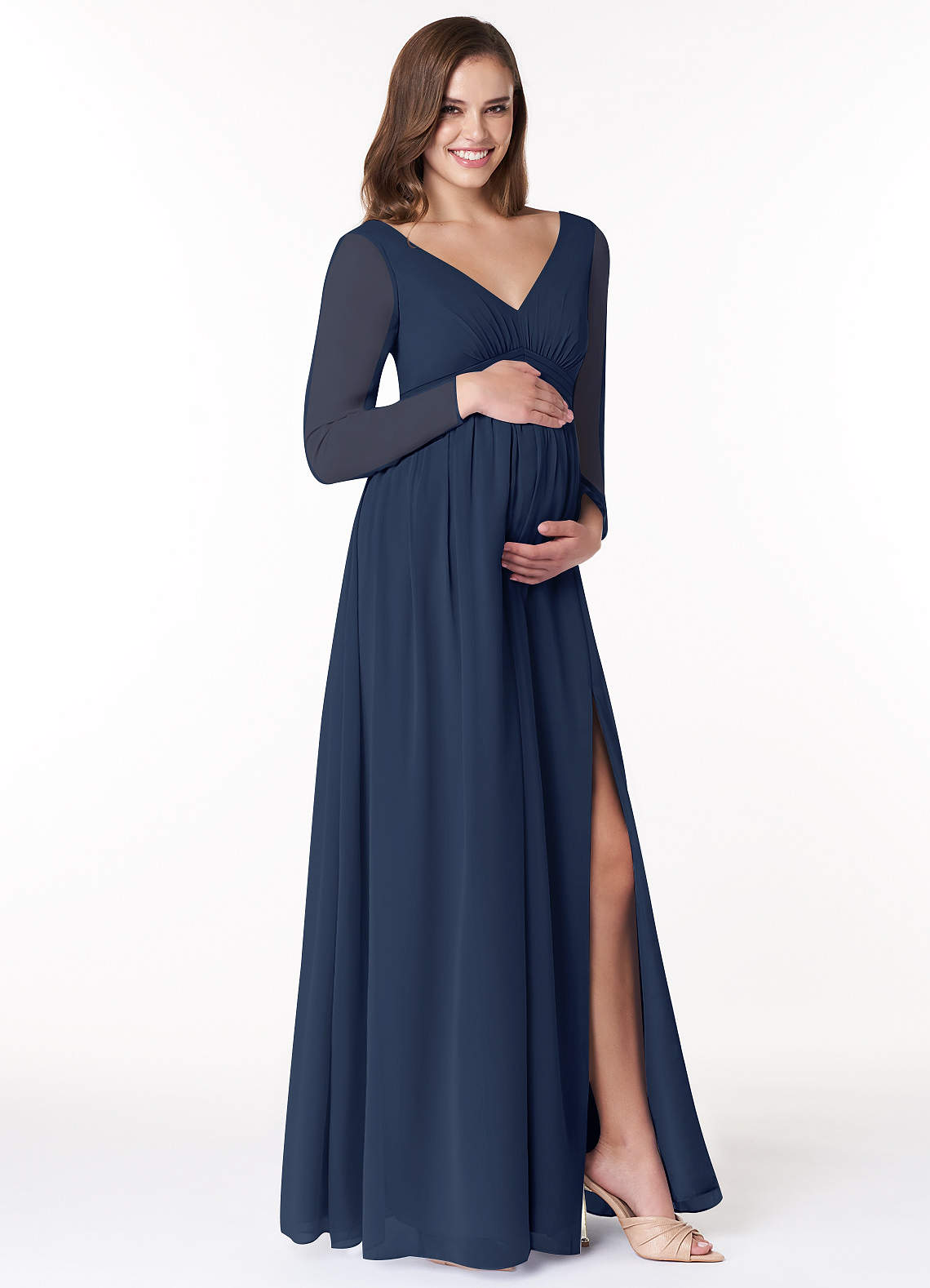 Maternity bridesmaid dresses navy outlet