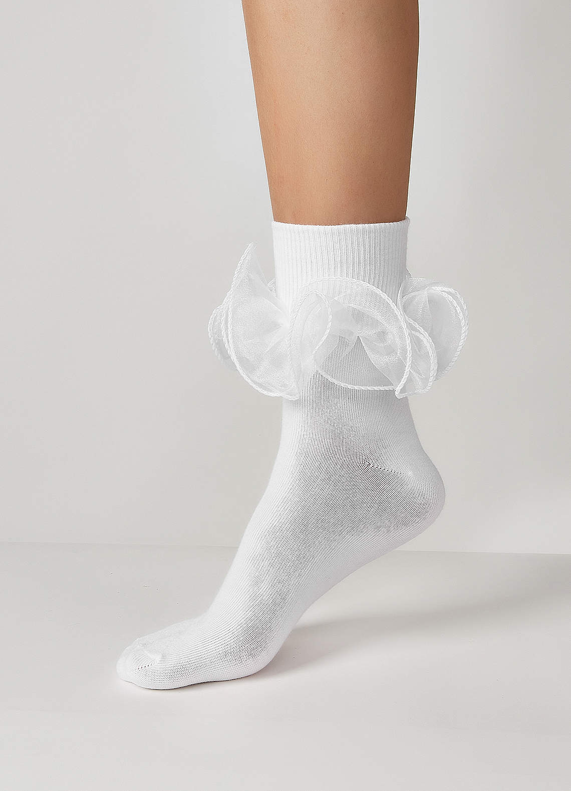 front Statement Ruffle Socks Set of 3