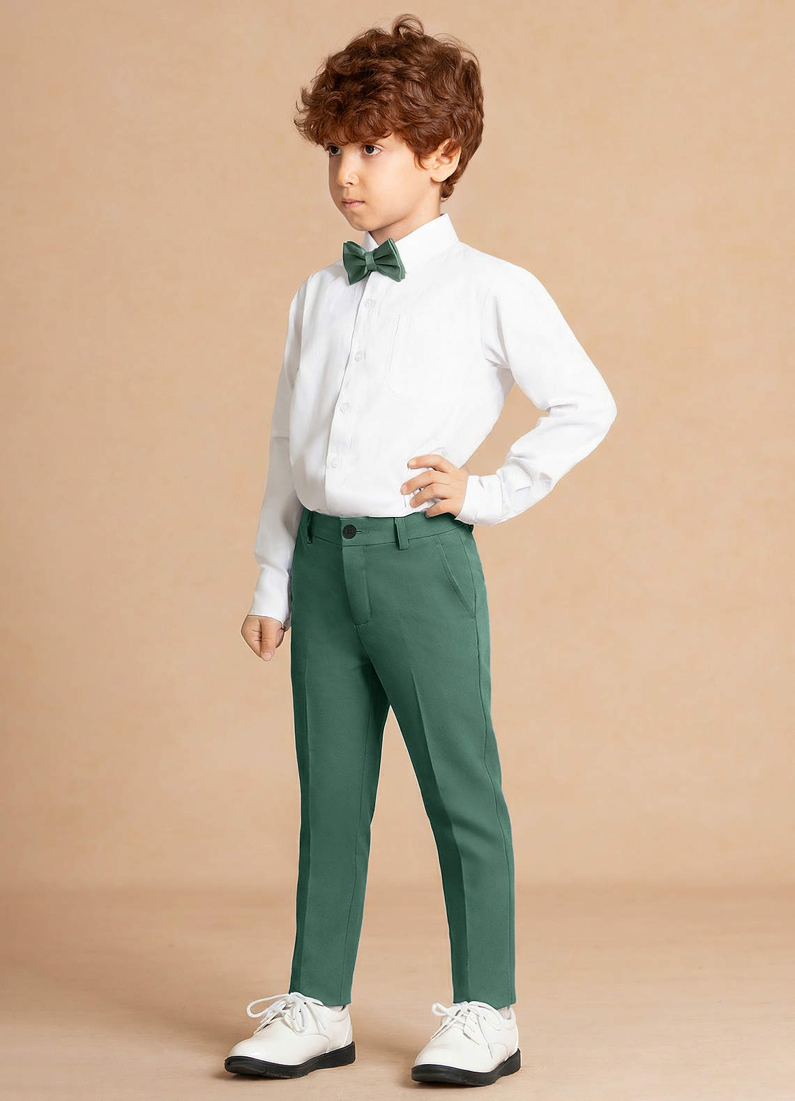 front Finn Eucalyptus Boy Pants
