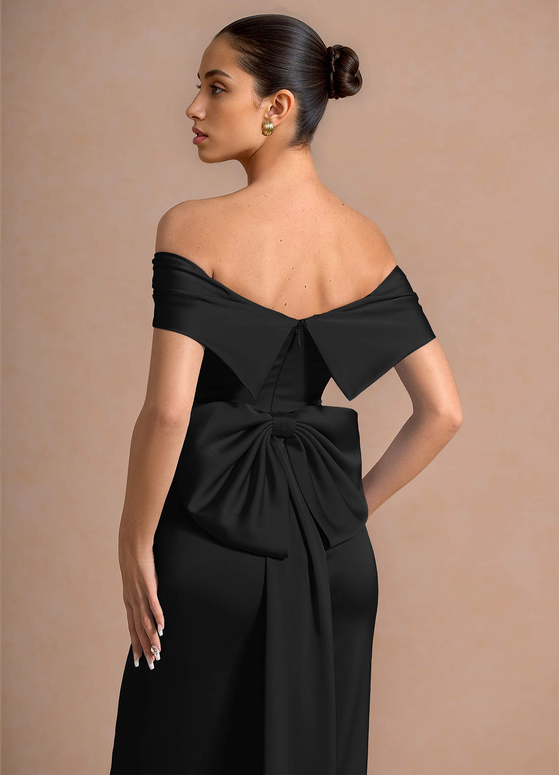 Andrea Black Midi Dress