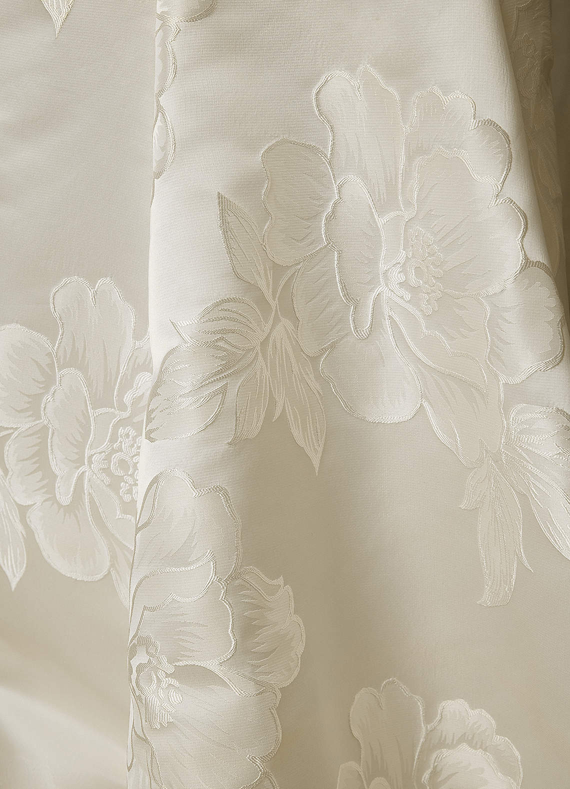 Azazie Nita Abiti da Sposa Abito Sirena in Jacquard Floreale Senza Cinturino Crema image5