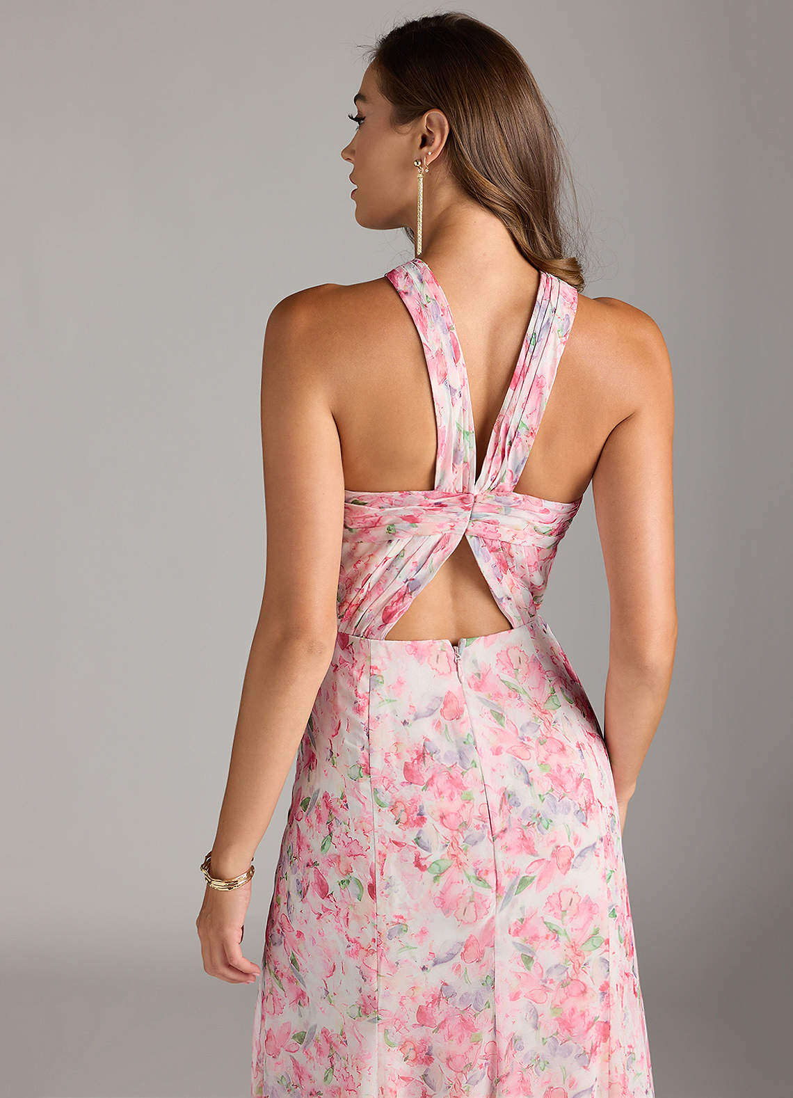 Azazie Rue Klänningar att prova hemma Klä av A-Linje i Chiffong Halsringning Agave image1