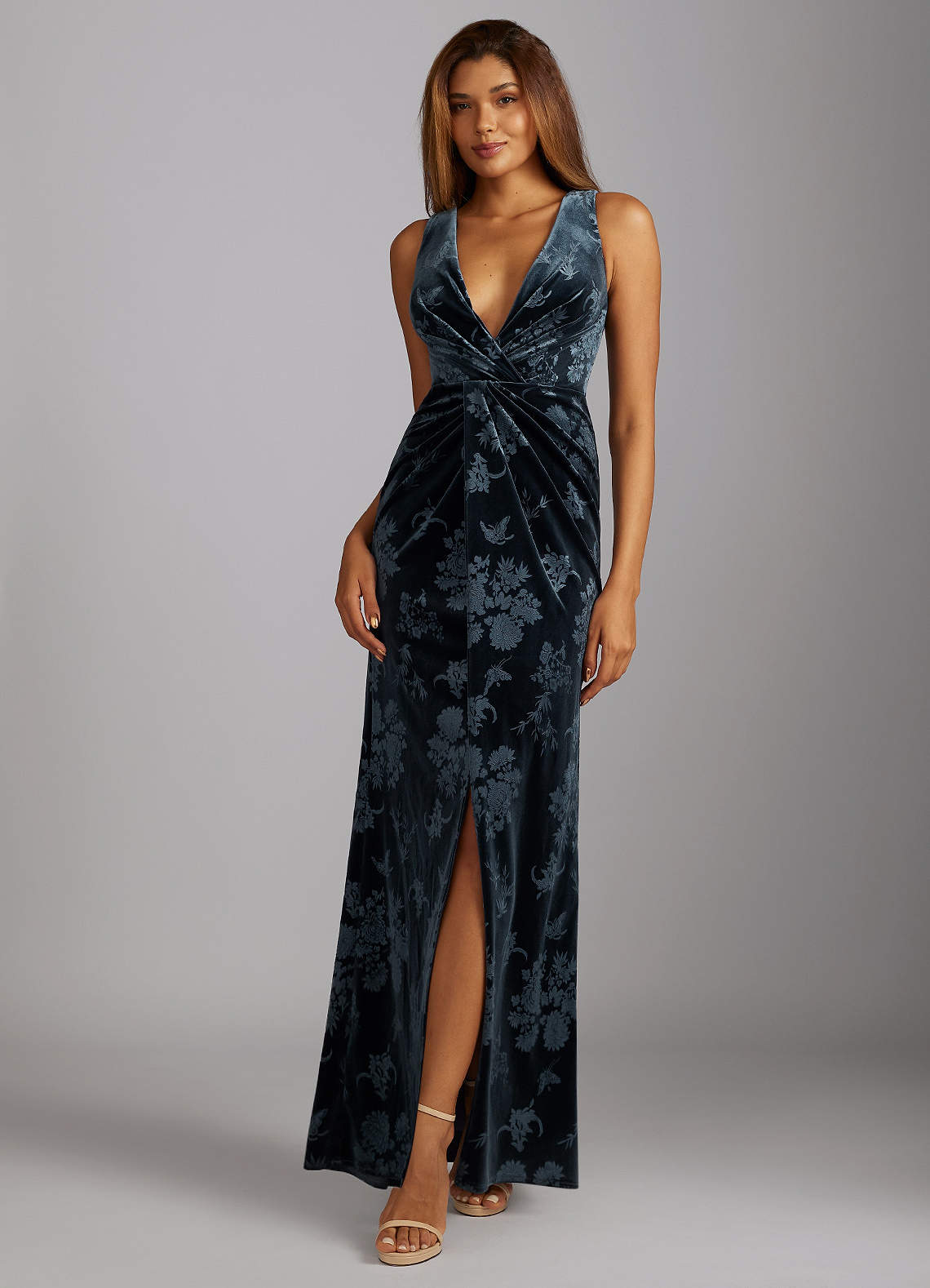 white christmas dresses A Little Bit Of Everything Kelly Green Twist Front Cut Out Maxi Dress main image 0