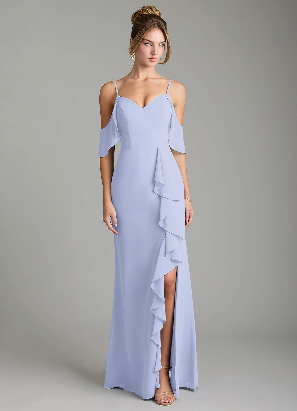 cream metallic dress and Gold Luna Halter Satin Silk Cowl Neck Xl Rental Duration:14 Days S M L Sleeve