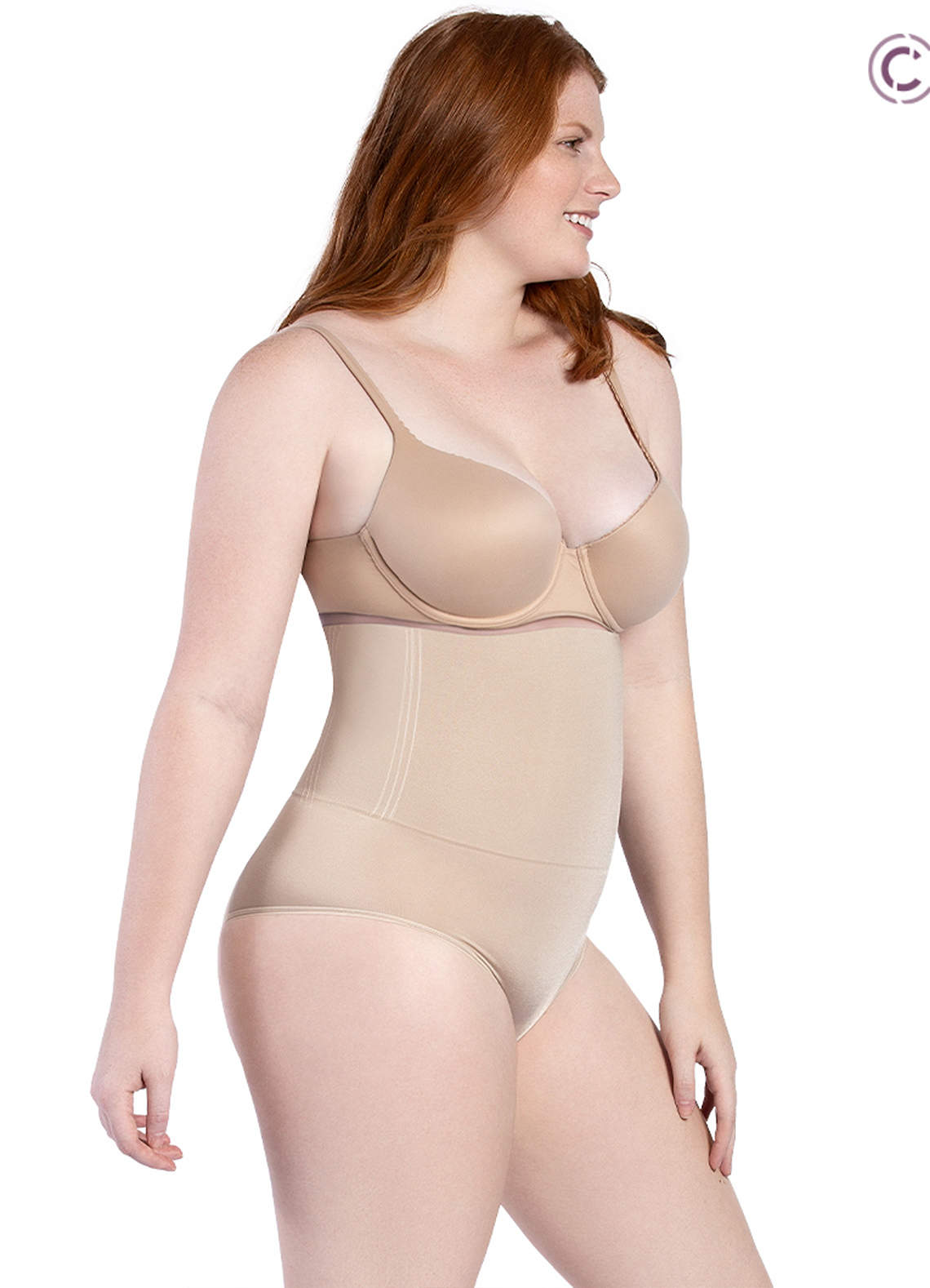 front Curveez Signature Control High Waist Brief