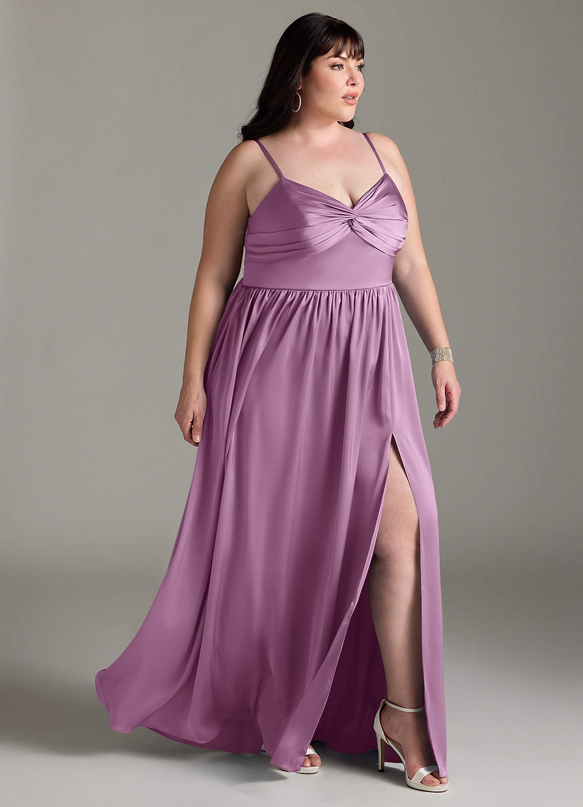 80s purple bridesmaid dress Different Shades Of Dresses Plus Size BABARONI Chiffon Lilac Bridesmaid Dresses V-neck Ruched Sleeve Unique Copy Elena Sequin Lace Maxi Closure Type:Lace-up