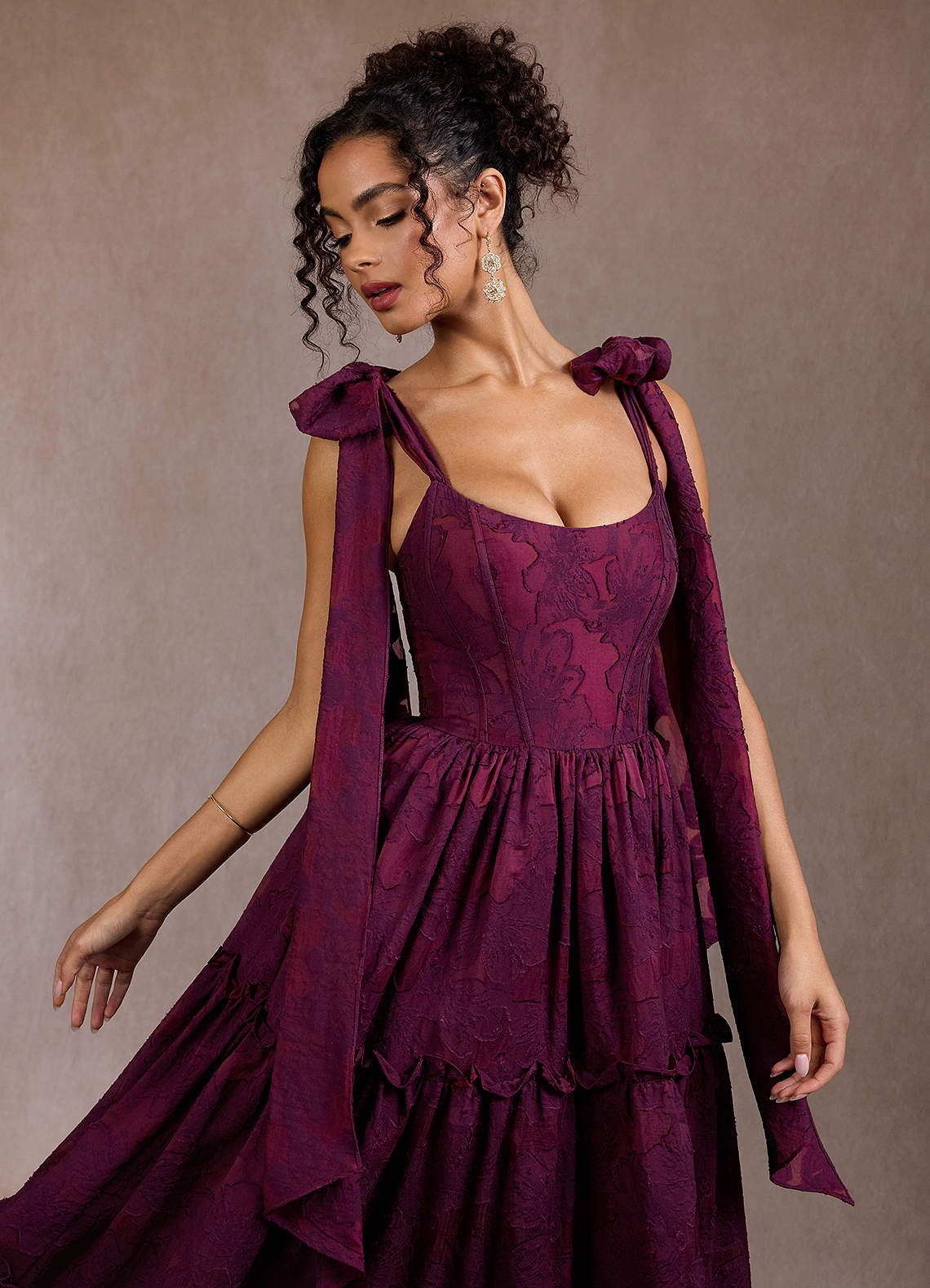 Vilma Plum Orchid Maxi Dress | Azazie Vilma Plum Orchid Maxi Dress | Azazie