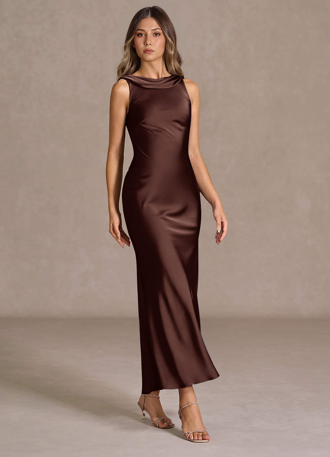 Cyanee Mocha Coco Maxi Dress | Azazie Cyanee Mocha Coco Maxi Dress | Azazie