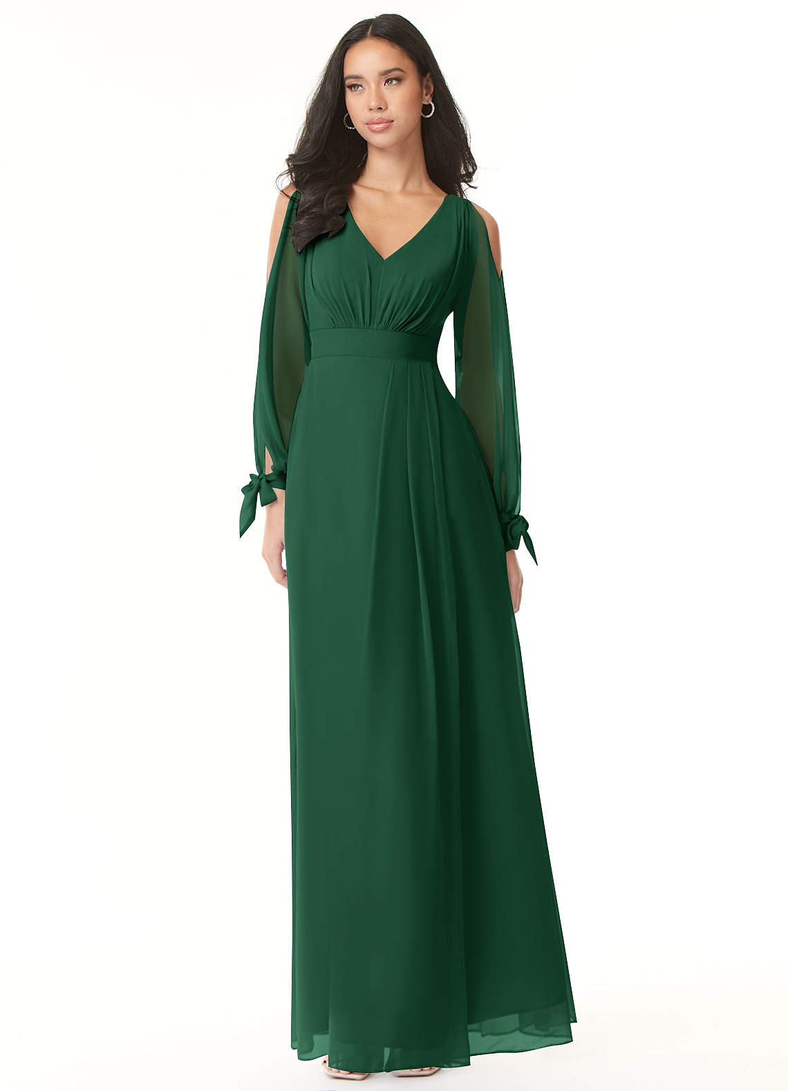 Azazie on sale dark green