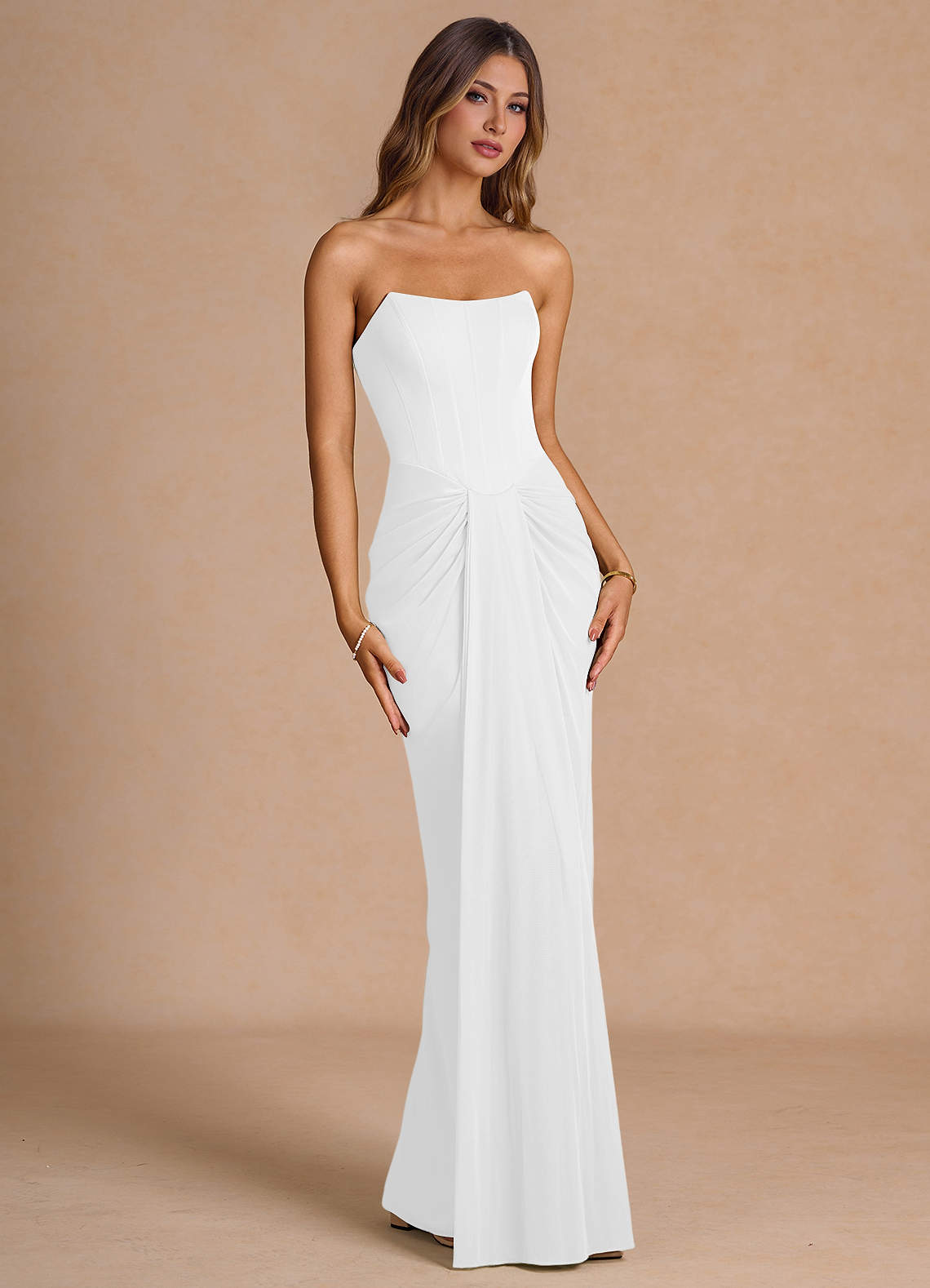 green emerald velvet dress Baltic Born Womens Birdie Maxi Dress | White