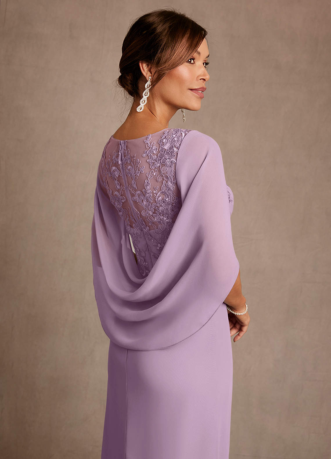 Azazie Forums Mother of the Bride Dresses Wisteria A-Line Lace Dress image4
