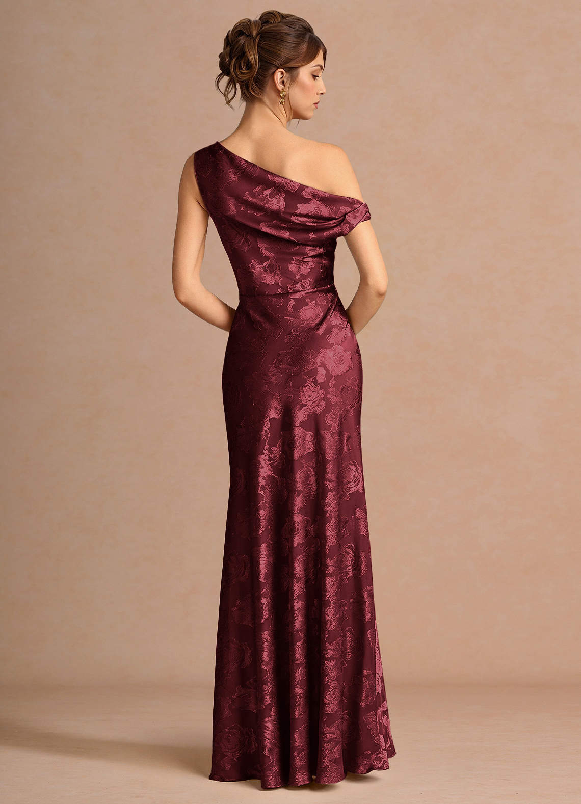 Kismet Wine Maxi Dress image1