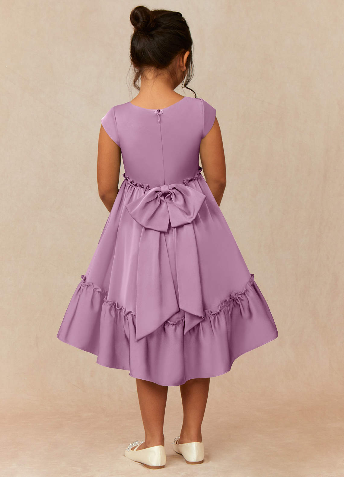 Fashion wisteria flower girl dresses