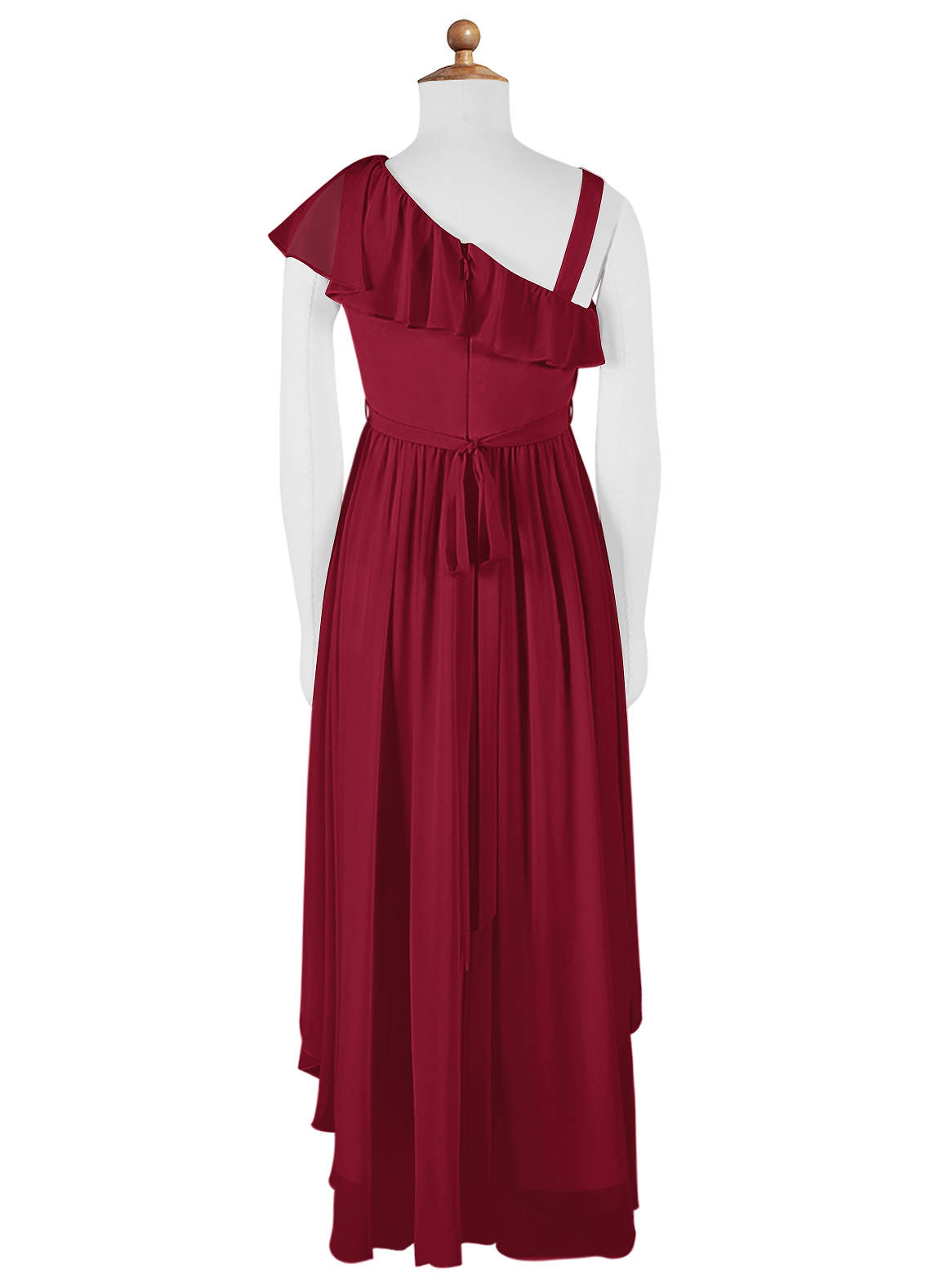 Burgundy Azazie Mango Junior Junior Bridesmaid Dresses 