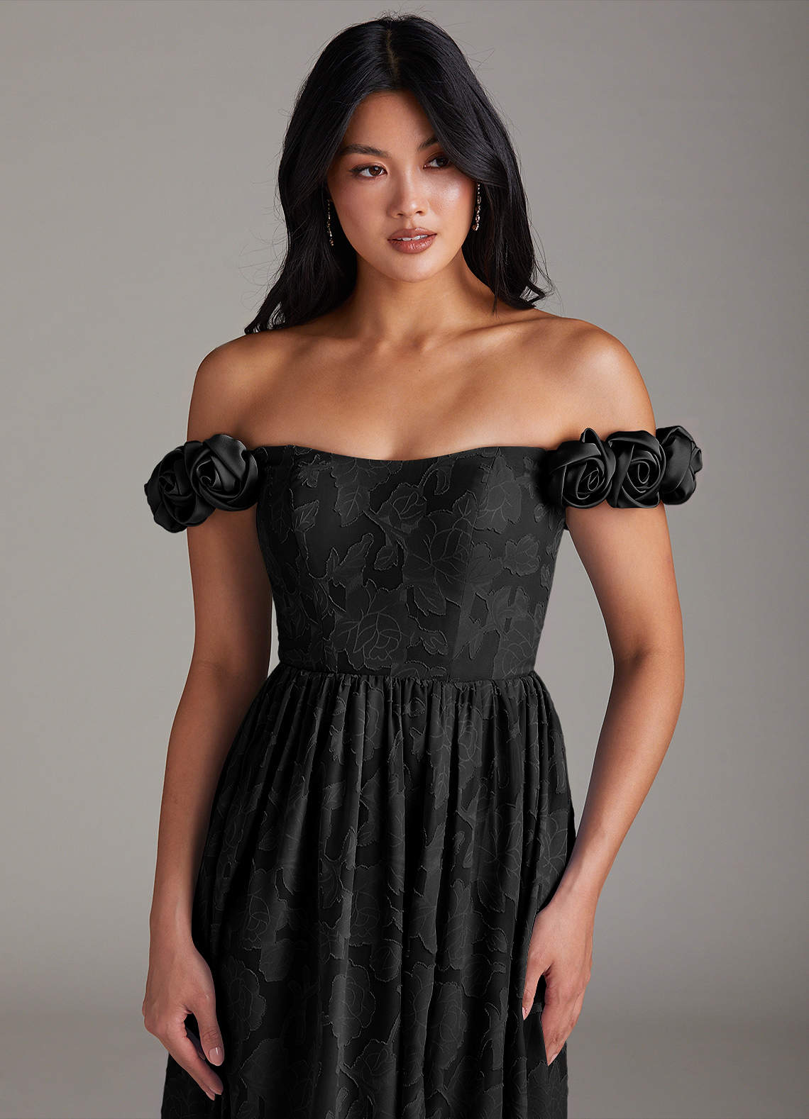 Autumn Black Maxi Dress Ready to Ship | Azazie CA