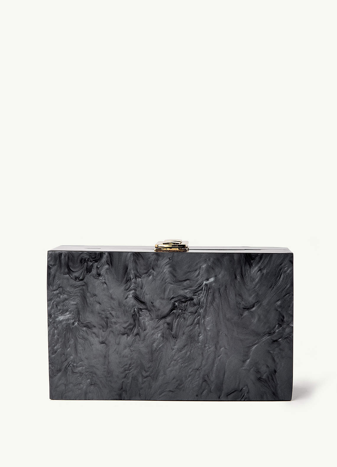 front Acrylic Marble Clutch Bag