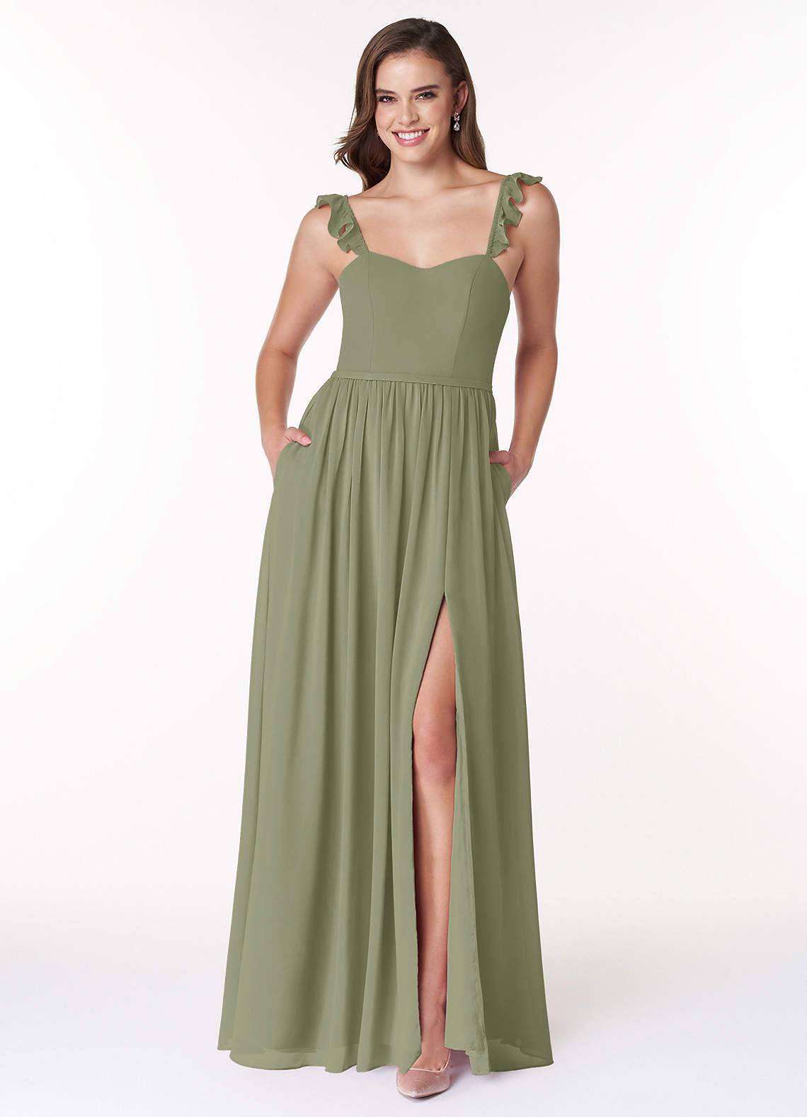 Bridesmaid Dresses Pistachio