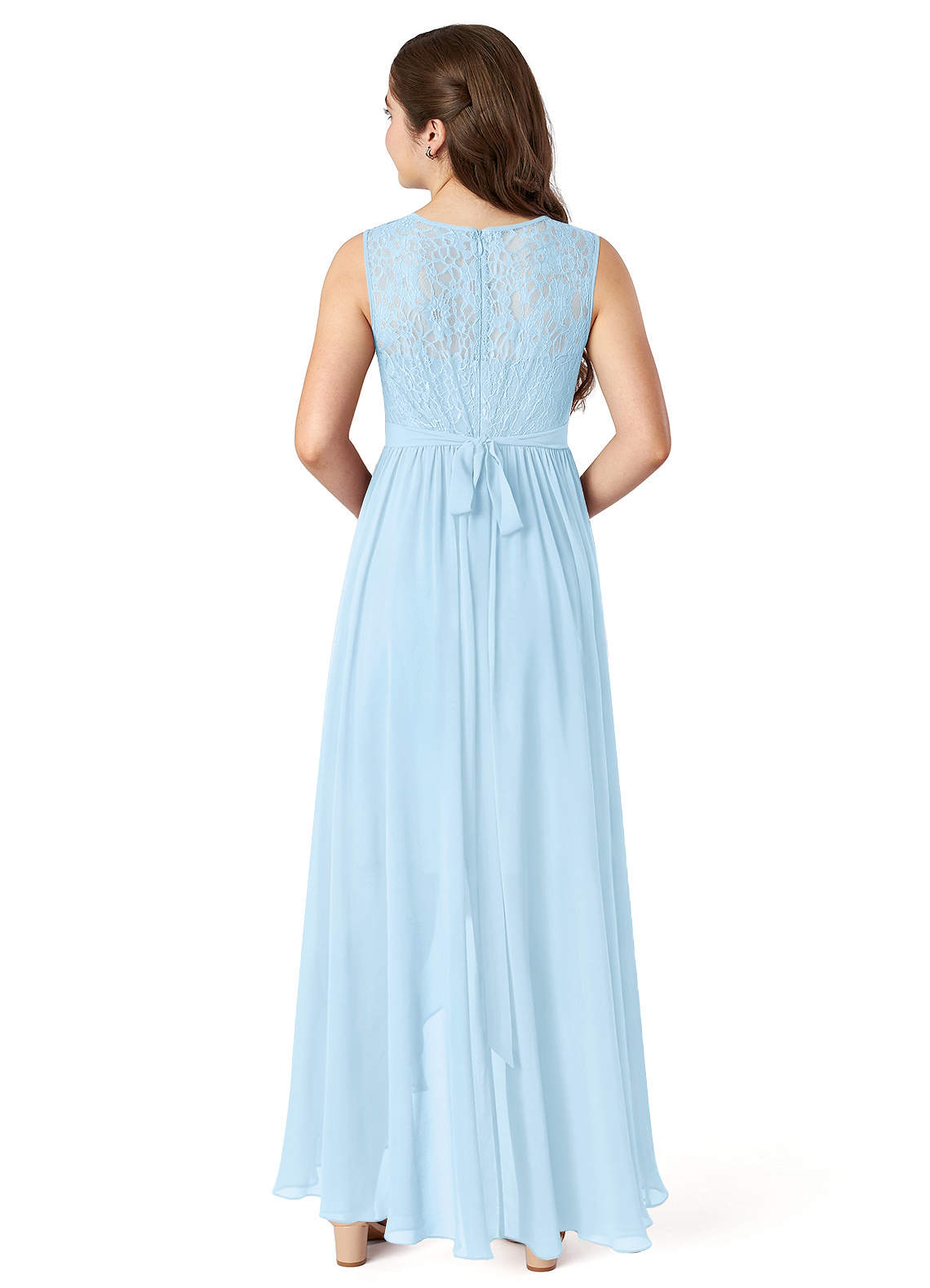 Breezies Sleep Dress with Lace Detail- SKY BLUE,X-LARGE A573640