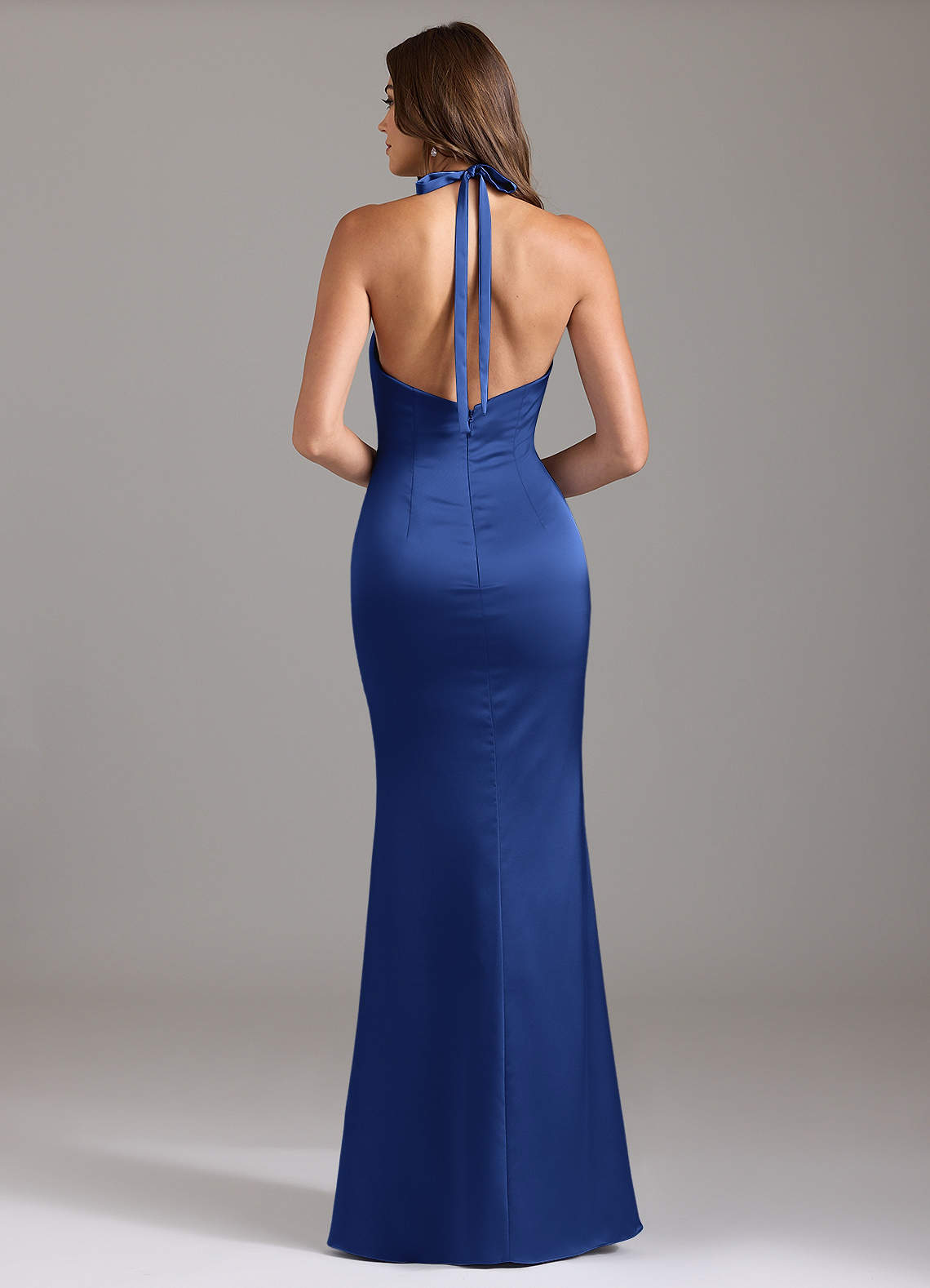 Azazie Valerie Royal Blue Stretch Satin Bridesmaid Dresses | Azazie Azazie Valerie Royal Blue Stretch Satin Bridesmaid Dresses | Azazie