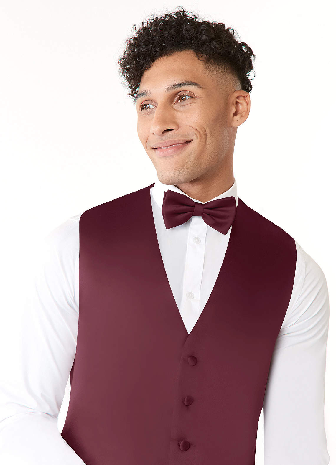 front Matte Satin Vest