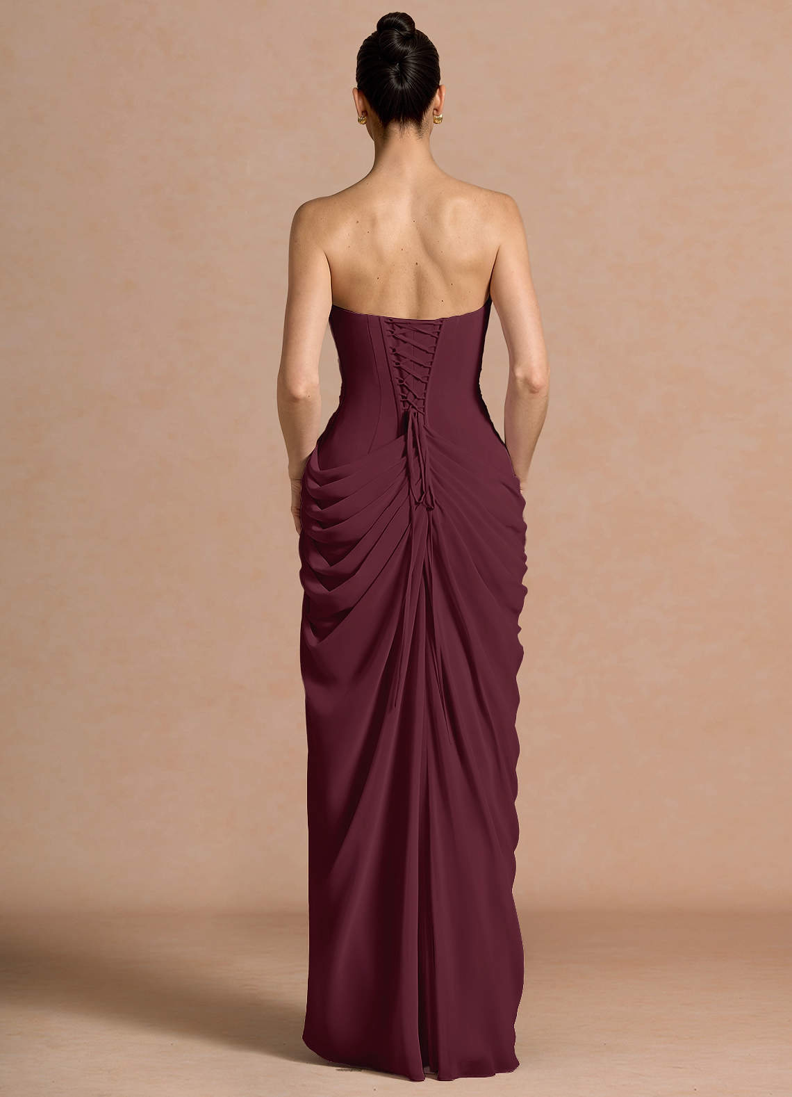 Kaavia Wine Maxi Dress image1