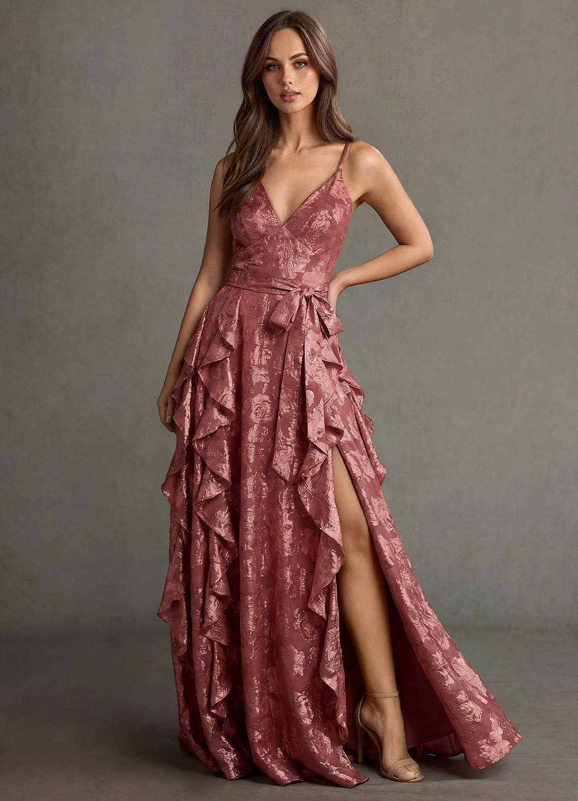eleganza maxi dress Introducing Eleganza, the epitome of sophistication and glamour. This exquisite evening gown is crafted in a mesmerizing shade of blue and embellished with intricate sparkling beadwork, sure to make you the center