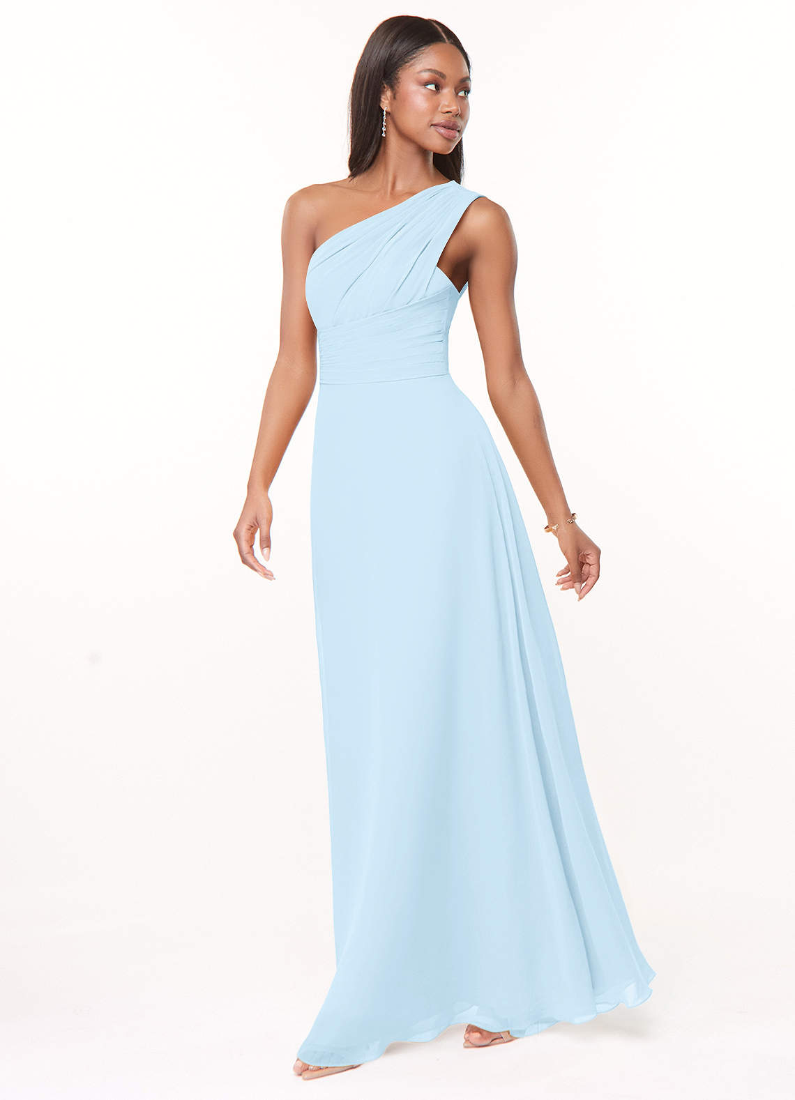 Sky Blue Azazie Ashley Bridesmaid Dresses | Azazie