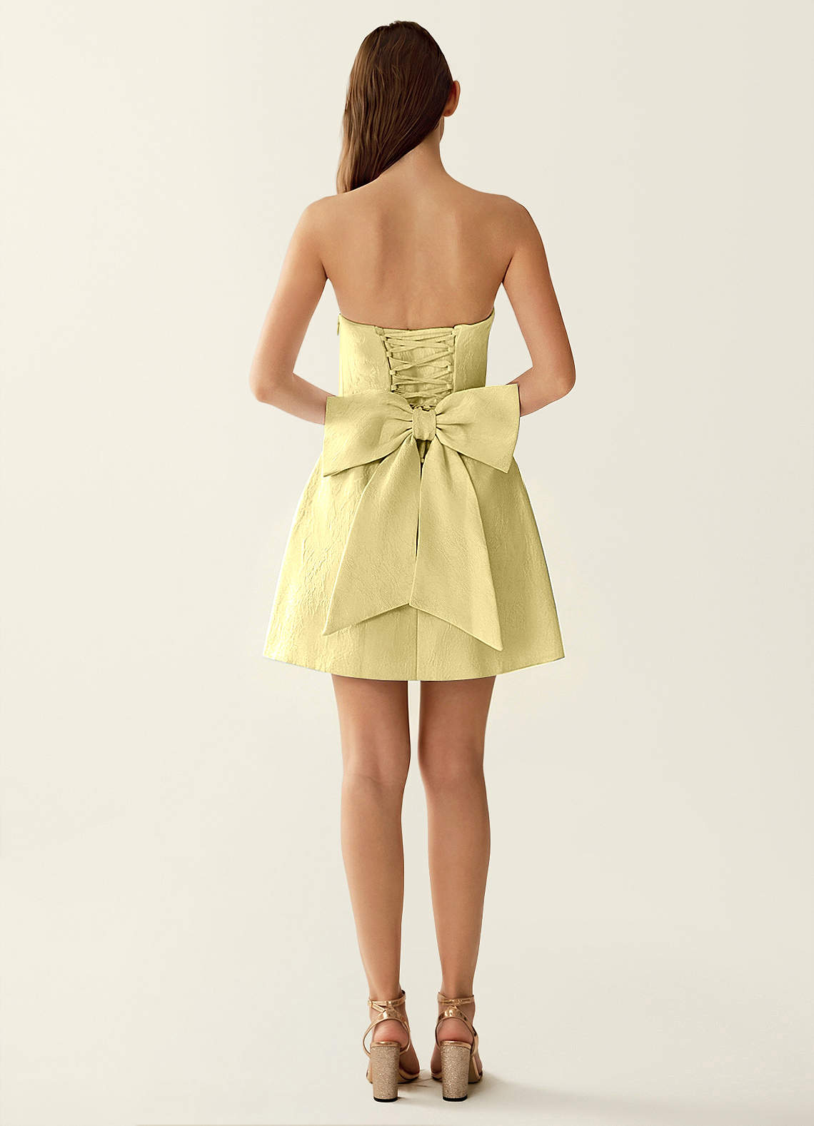 Hadleigh Yellow Mini Dress image1