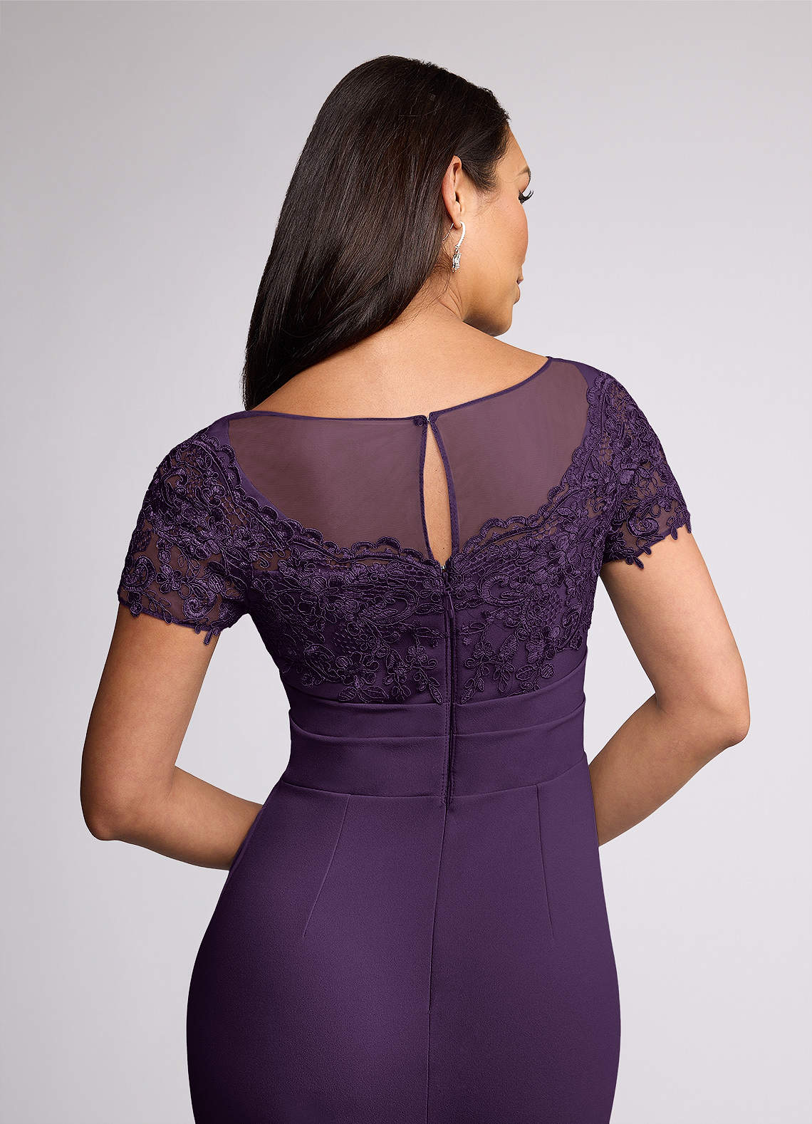 Purple sheath dress hotsell