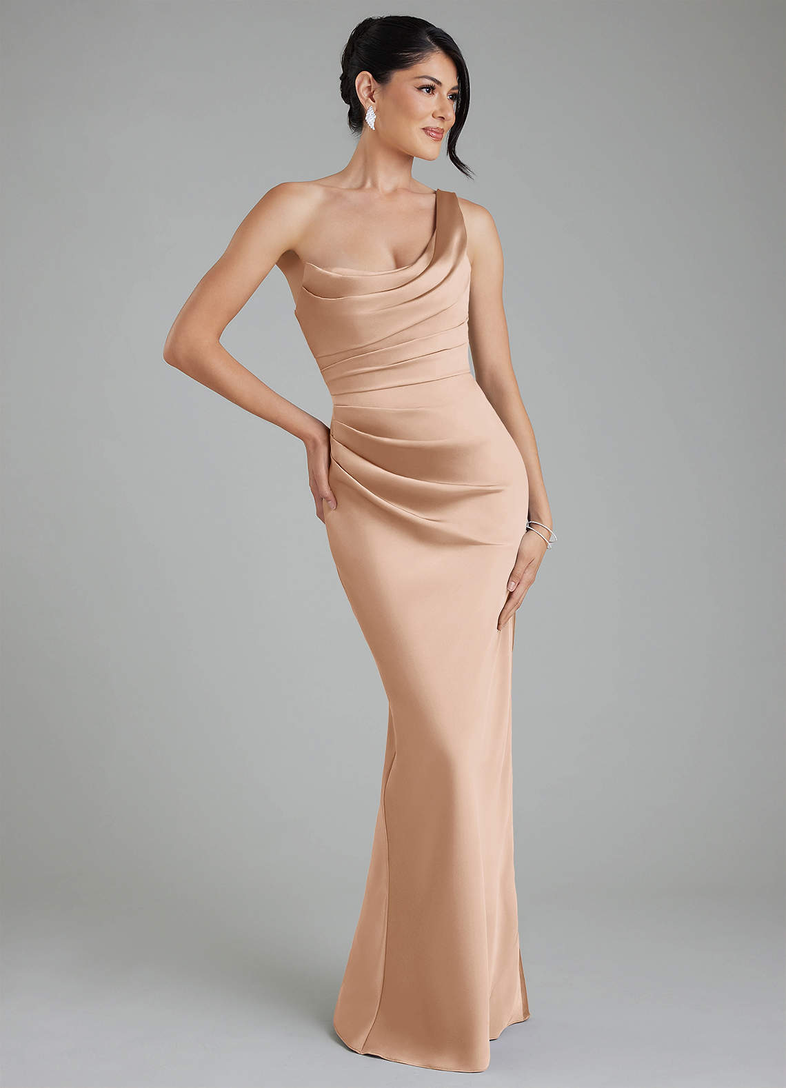 bridesmaid sabrina dress Kennedy Blue Sabrina Bridesmaid Dress