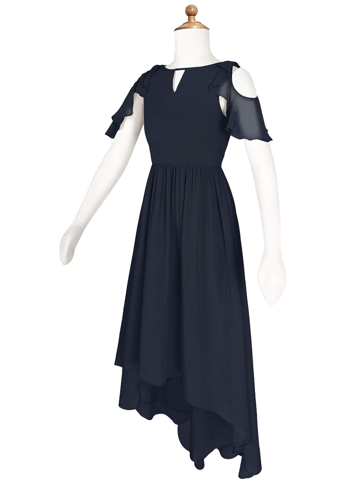 Dark Navy Azazie Strawberry JBD Junior Bridesmaid Dresses Azazie