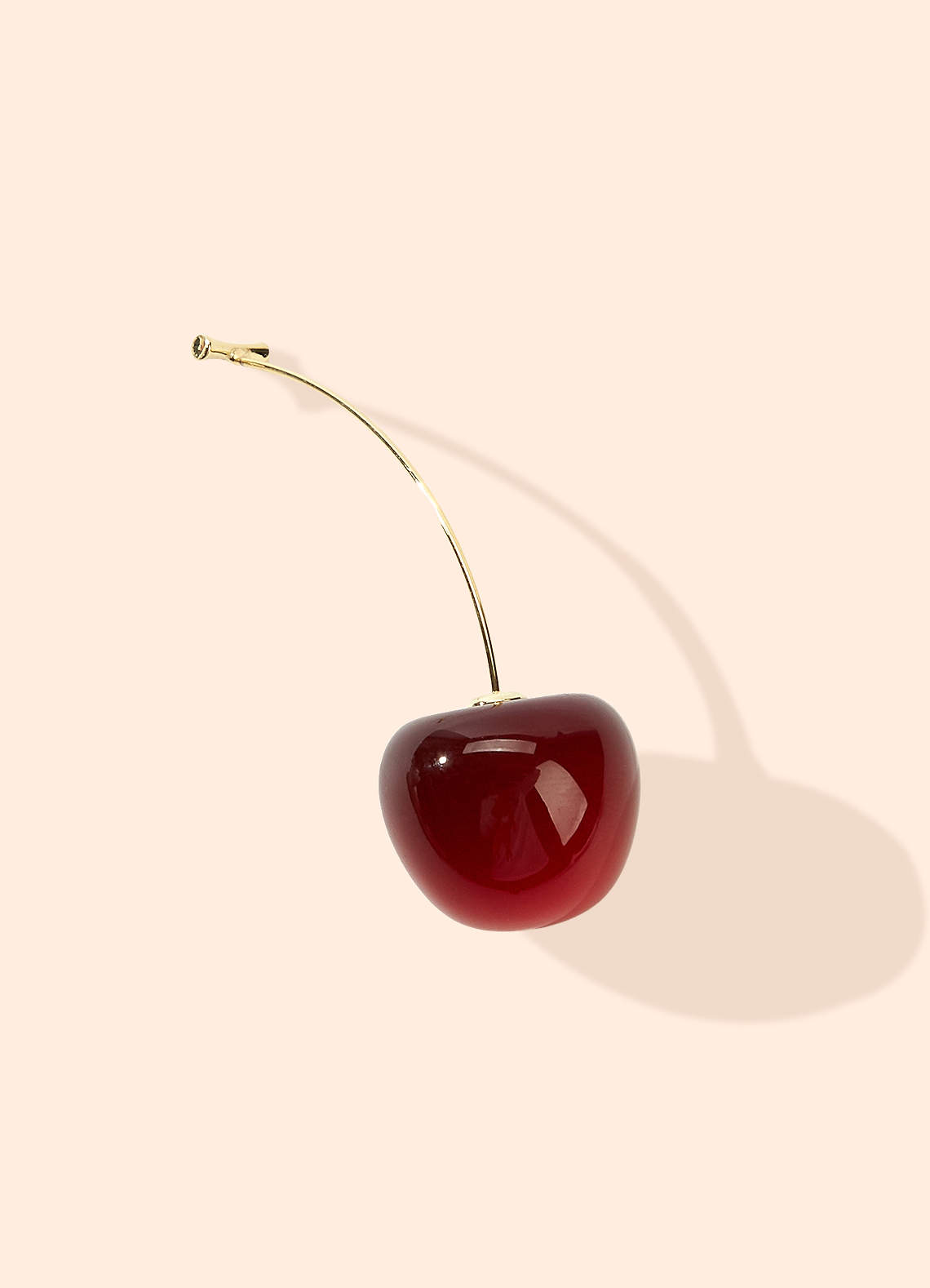front Cherry Drop Earrings