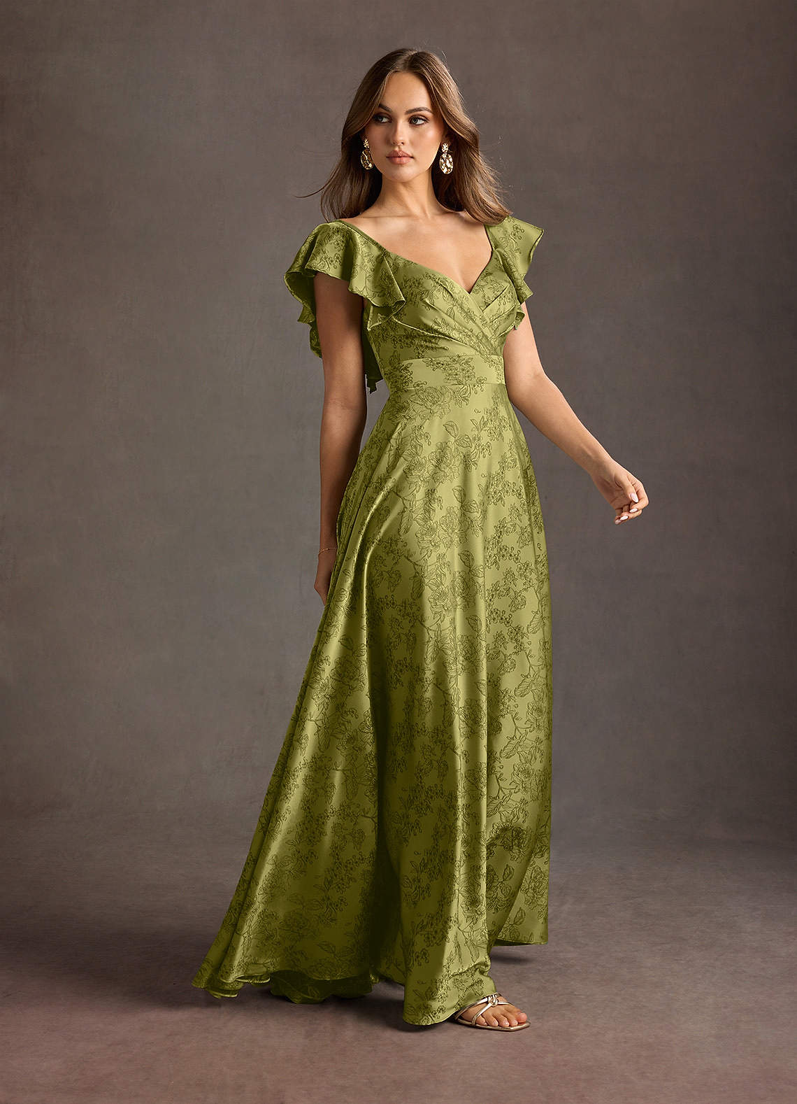 Robe Longe Maxi Monsoon Rose Mousson - Taille 10 - Occasion En Très Bon état