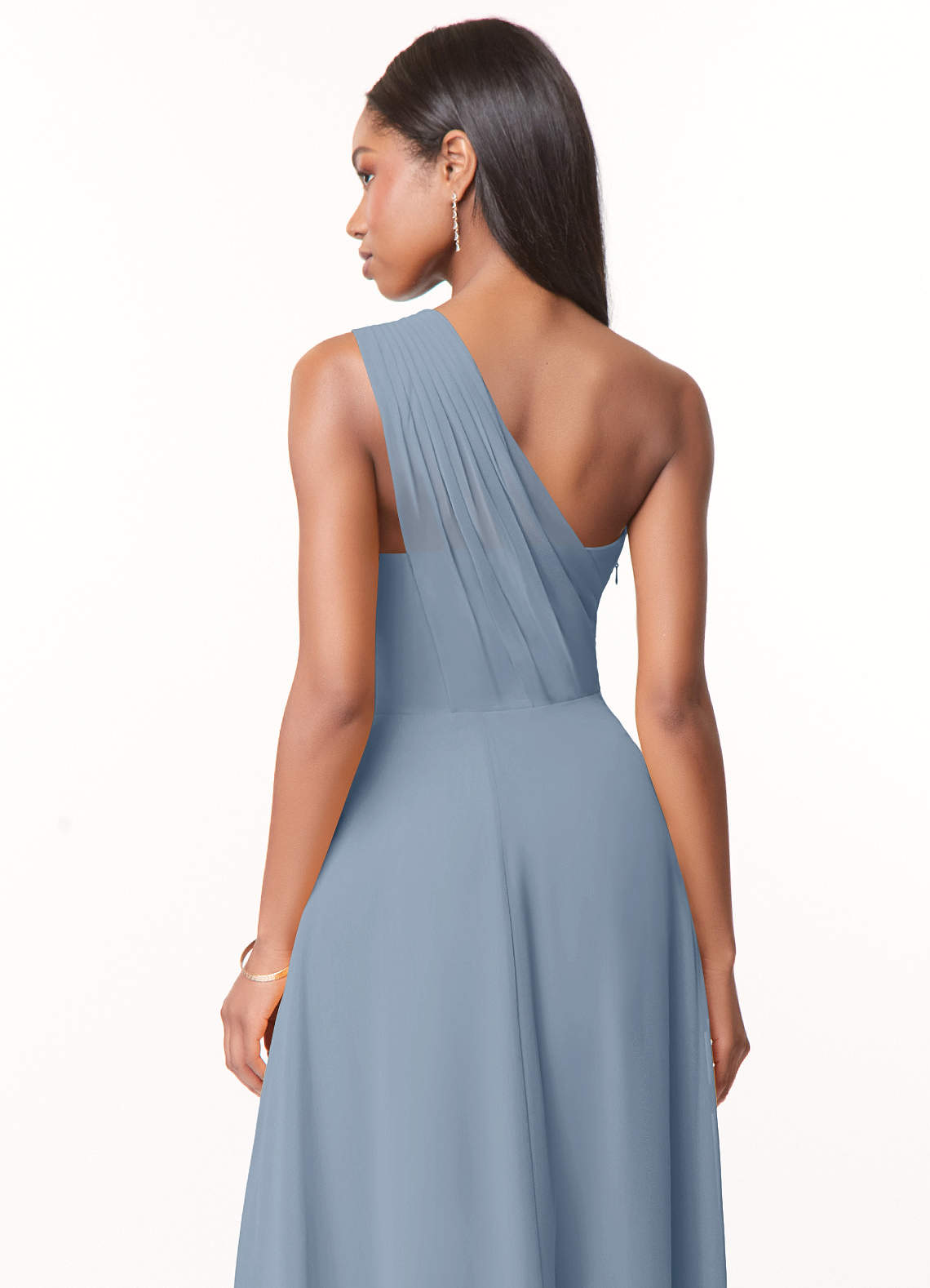 ash blue dresses Lightweight Ash Blue Midi Dress - All Dresses main image 1