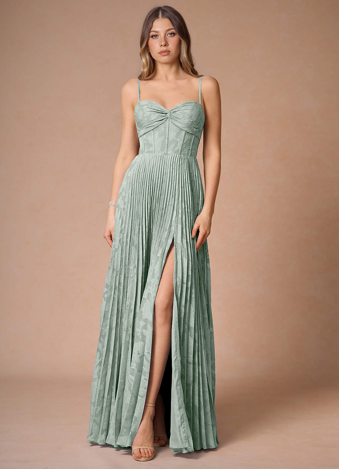 Vestido Pistacho Largo Akiko image2