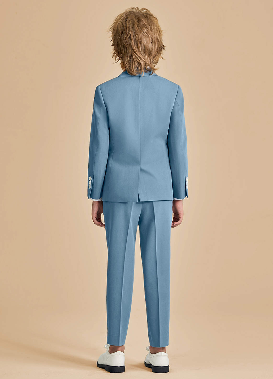 front Oliver Boys Light Blue 2-Piece Suit