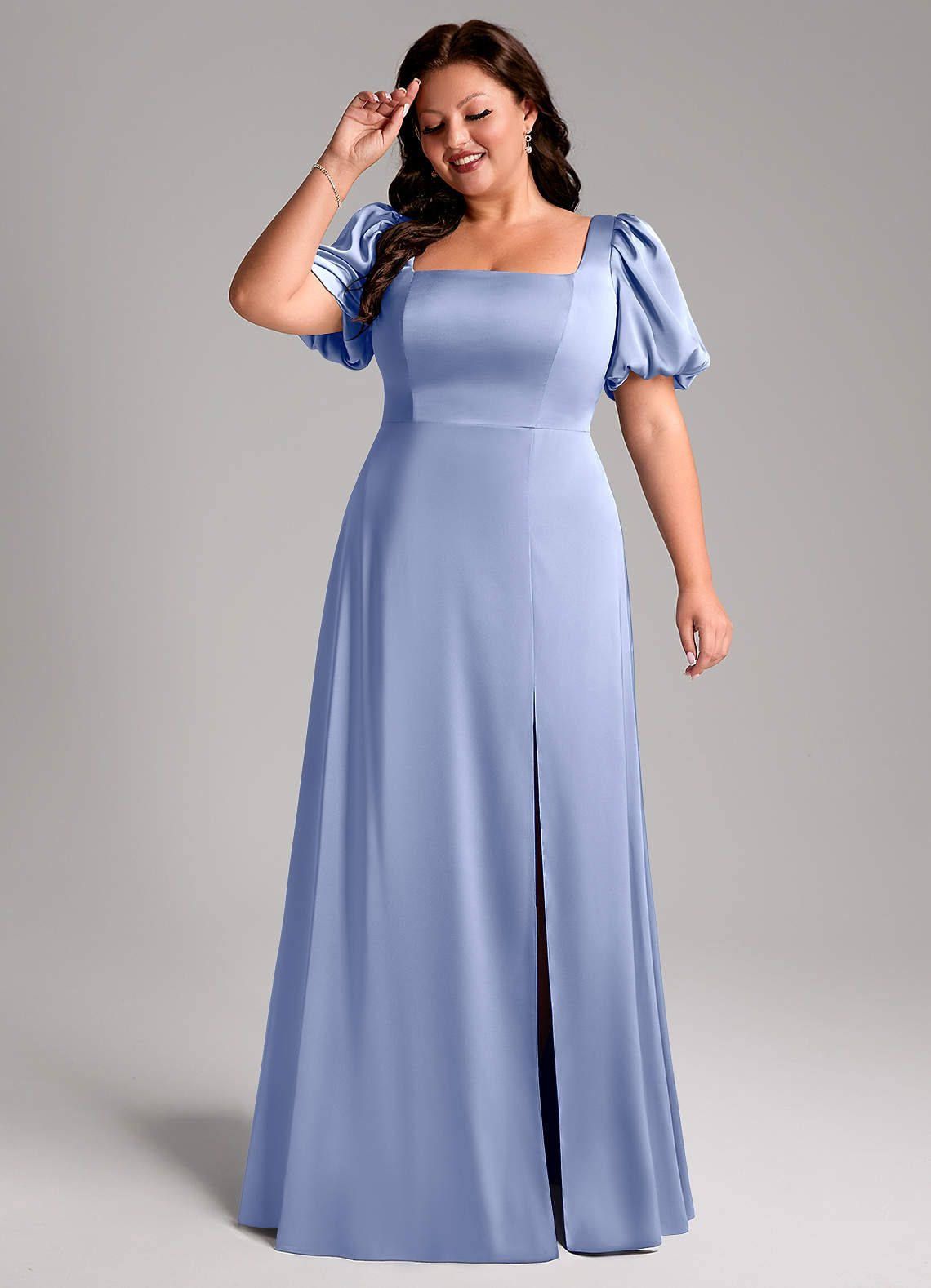 ice blue plus size bridesmaid dresses Plus Size Ice Blue Bridesmaid Dresses