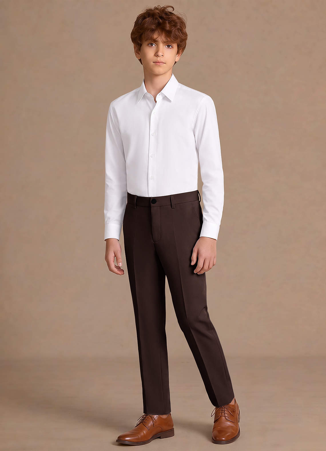 front James Ganache Junior Pants