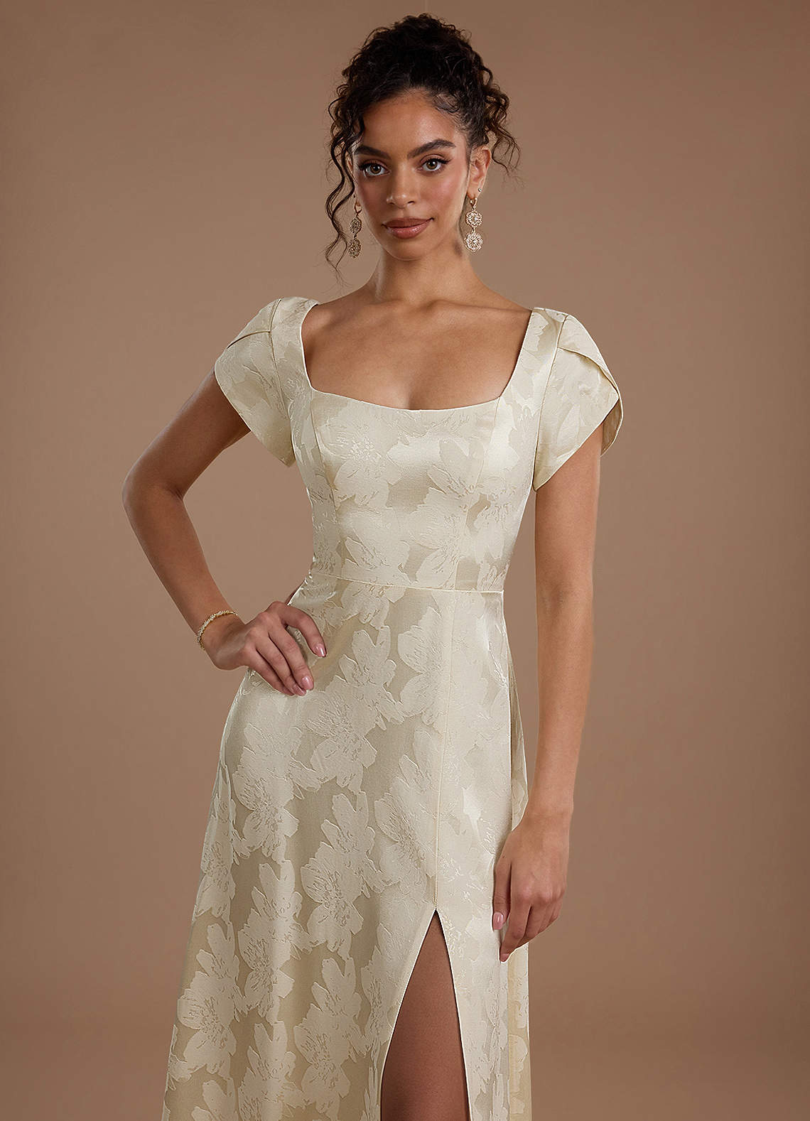 Maye Off White Maxi Dress Ready to Ship