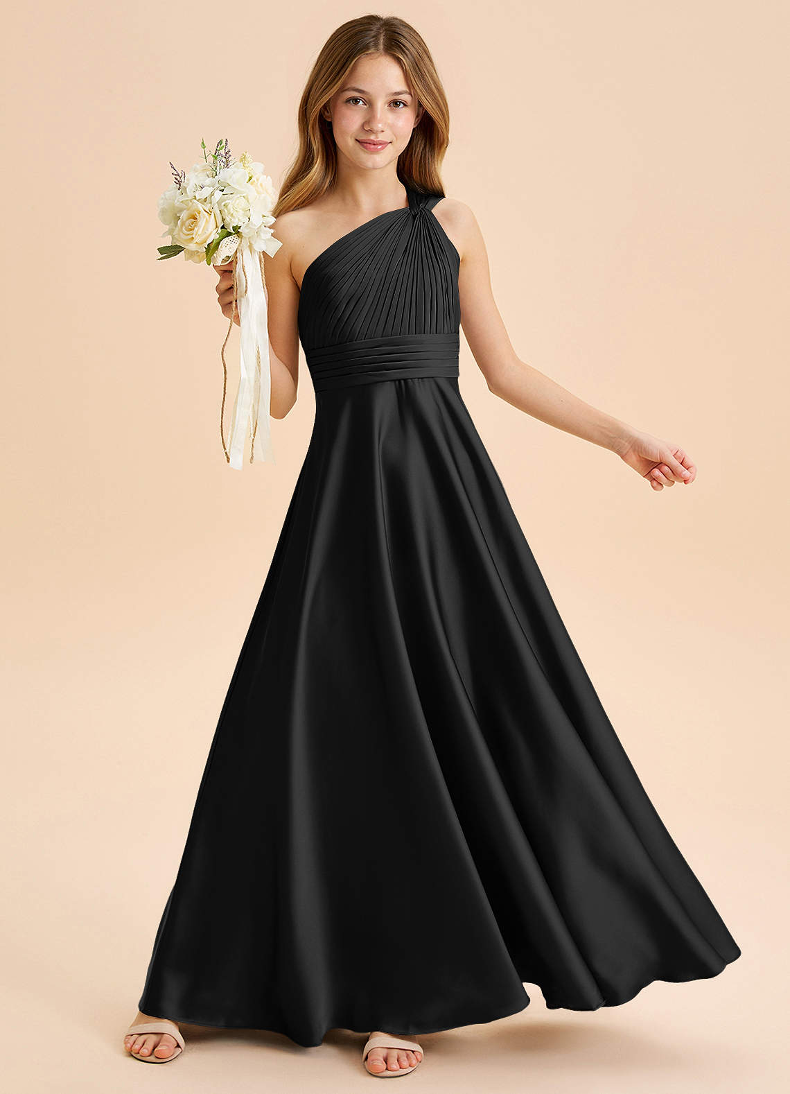 tassel denim dress Strapless Light Wash Fringe color:Sage SDP1943AP Carlynn Satin Maxi Bow finished with tassel trim
